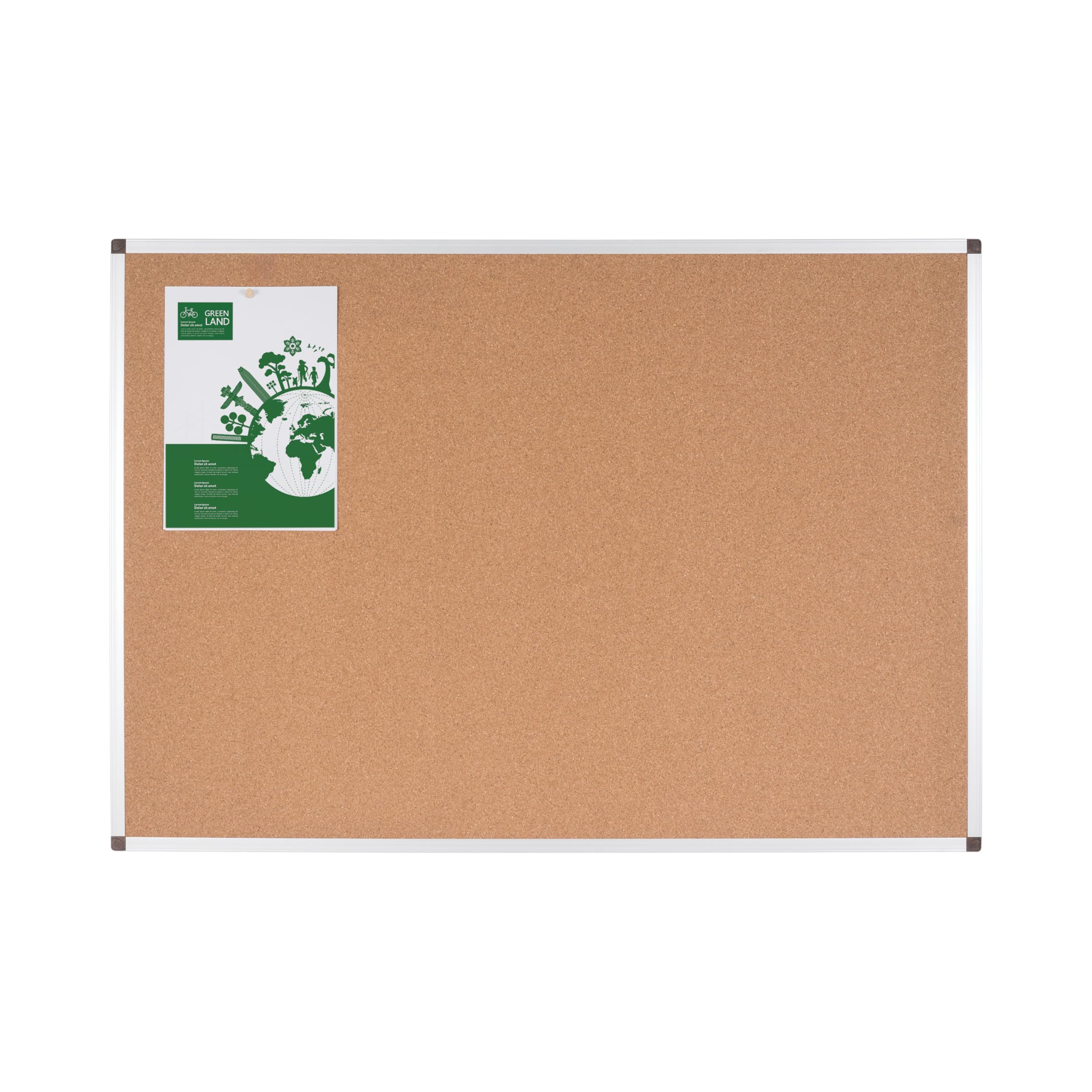 bi-office-ayda-biofusion-tableau-li-ge-90x60-cm-cadre-aluminium-naturel-coco image 1