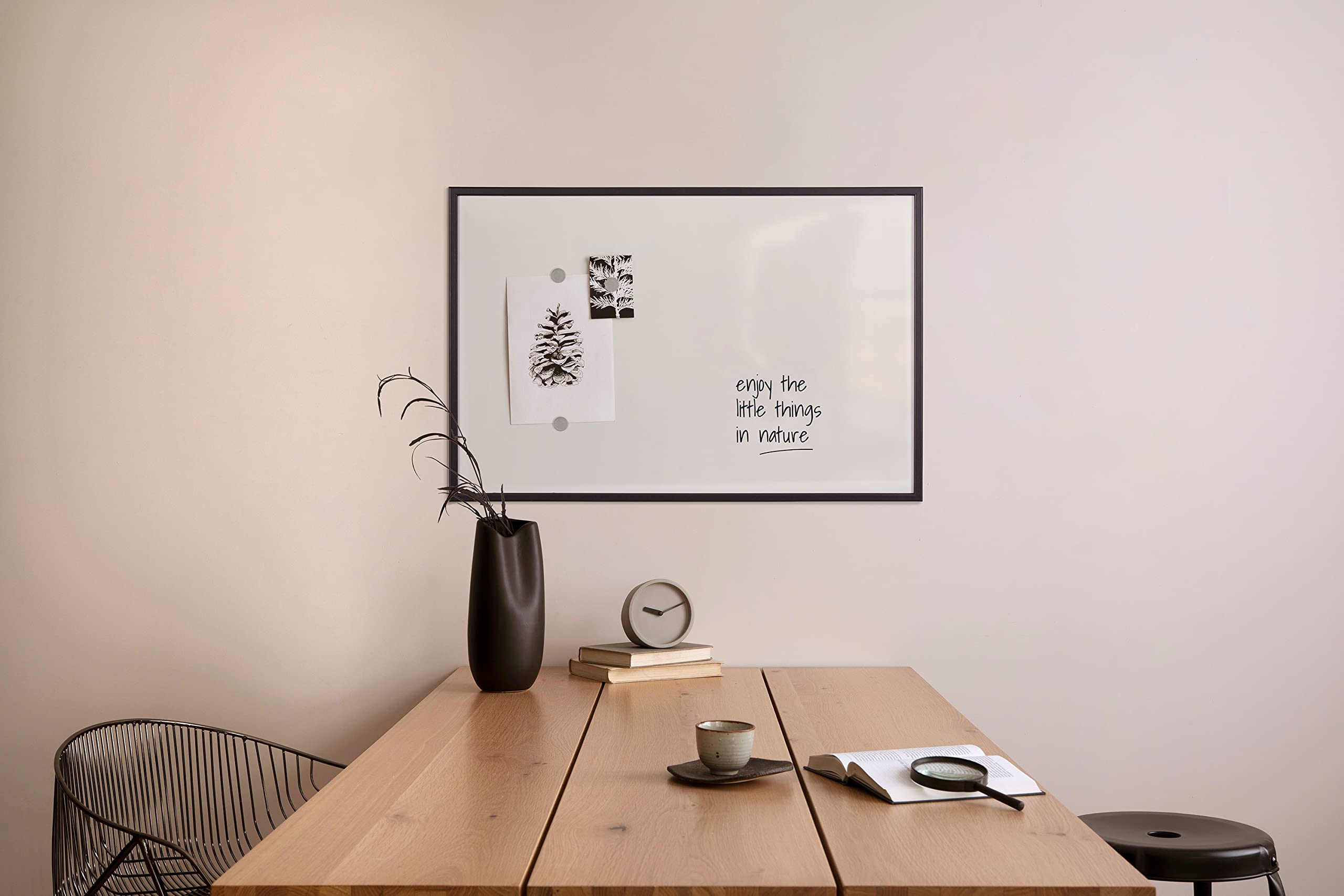 bi-office-basic-tableau-magn-tique-effa-able-sec-60-x-40-cm-noir image 7