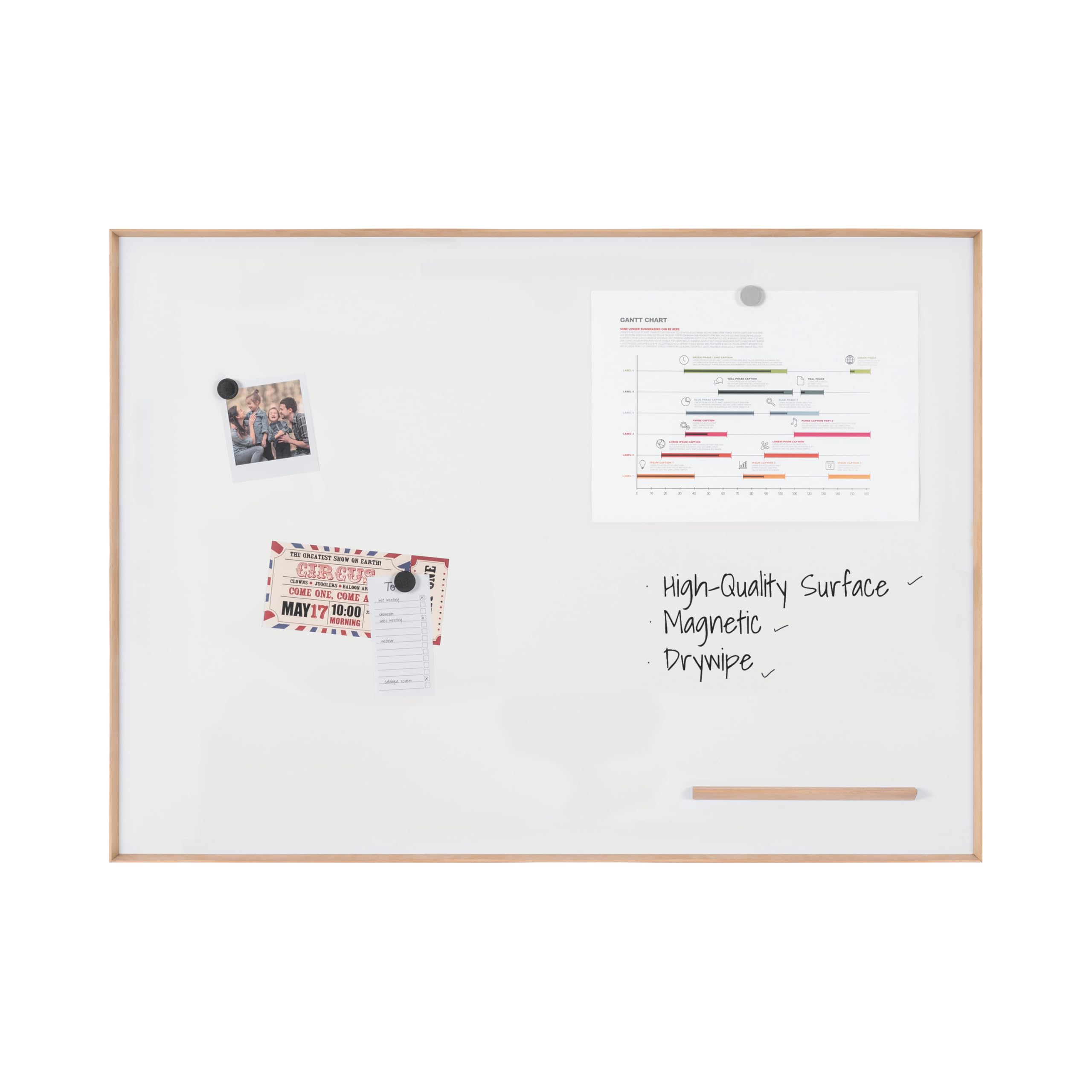 bi-office-inversa-tableau-blanc-magn-tique-design-60-x-45-cm-acier-laqu-cadre-bo image 4