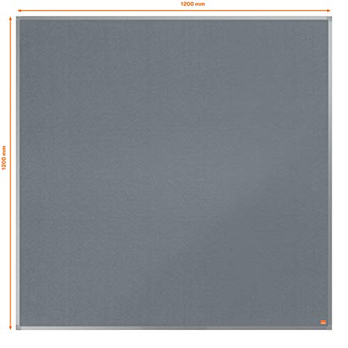 nobo-essence-tableau-d-affichage-feutre-1200-x-1200-mm-cadre-aluminium-gris-1915 image 8