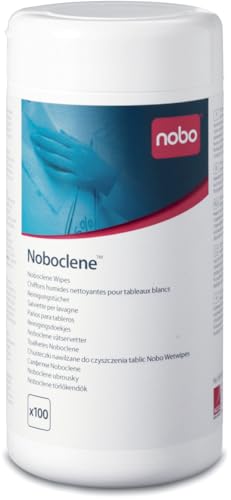 nobo-noboclene-lingettes-nettoyantes-tableaux-blancs-pack-de-100 image 2