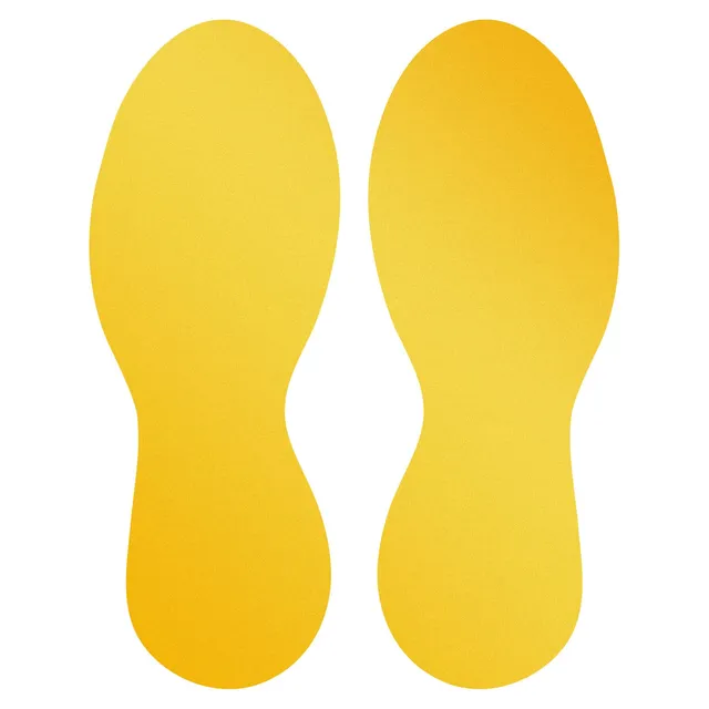 durable-duraline-marquage-au-sol-pieds-adh-sifs-jaune-ral-1003 image 1