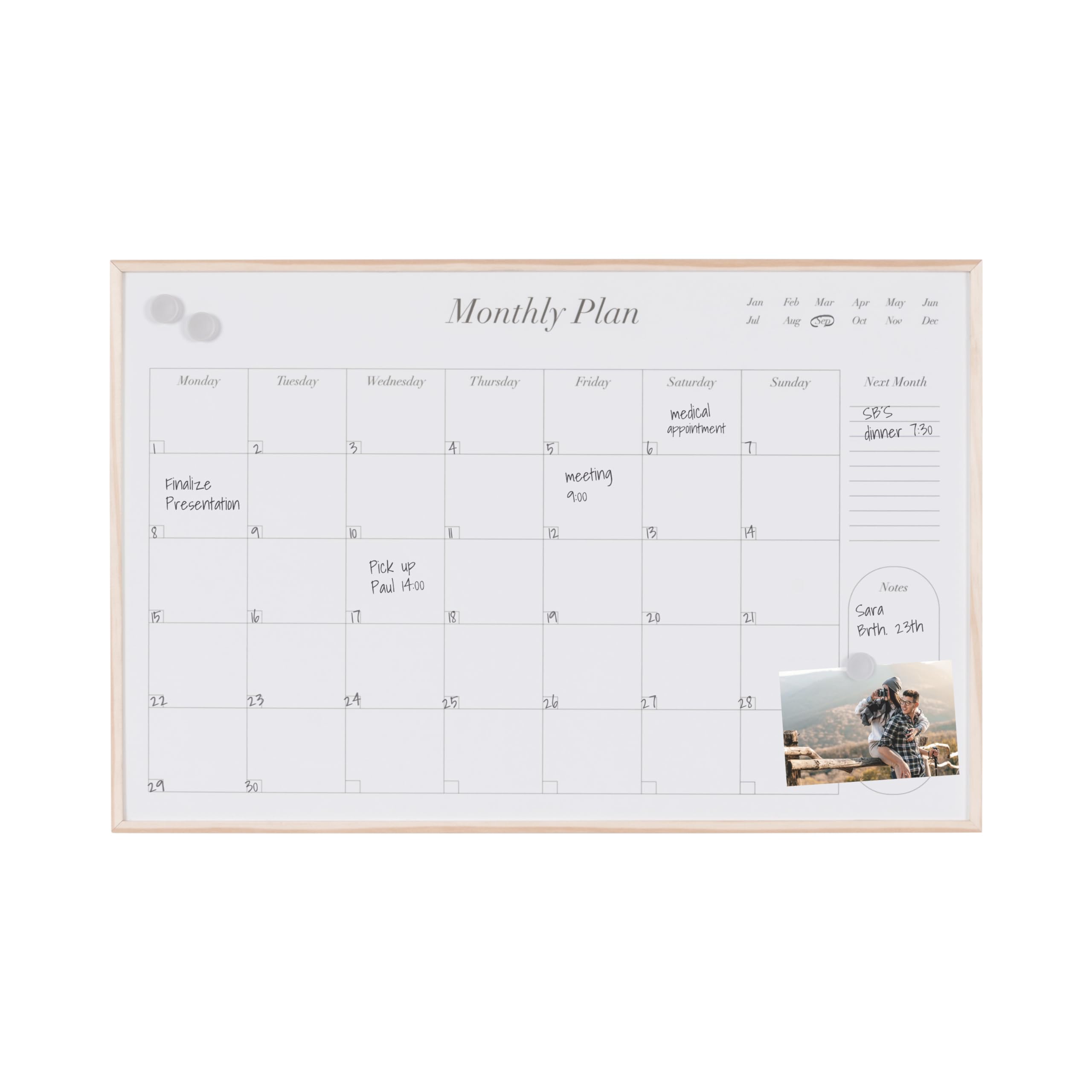 bi-office-earth-new-basic-tableau-planificateur-magn-tique-hebdomadaire-40x60cm image 7