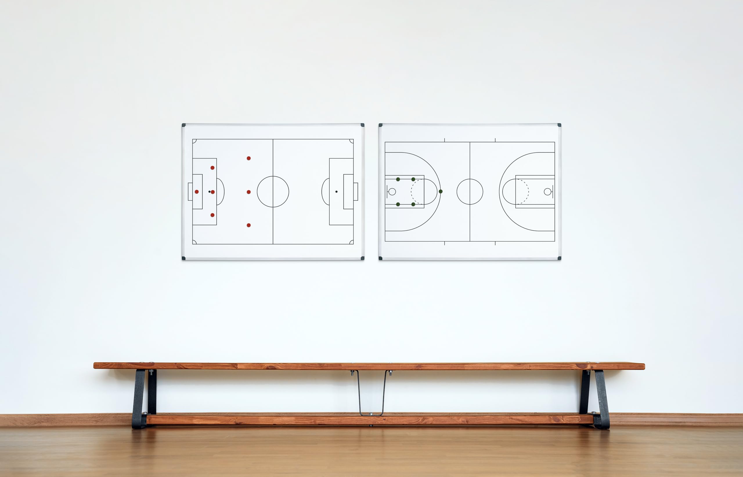 bi-office-maya-tableau-blanc-magn-tique-basketball-a4-acier-laqu-cadre-aluminium image 3