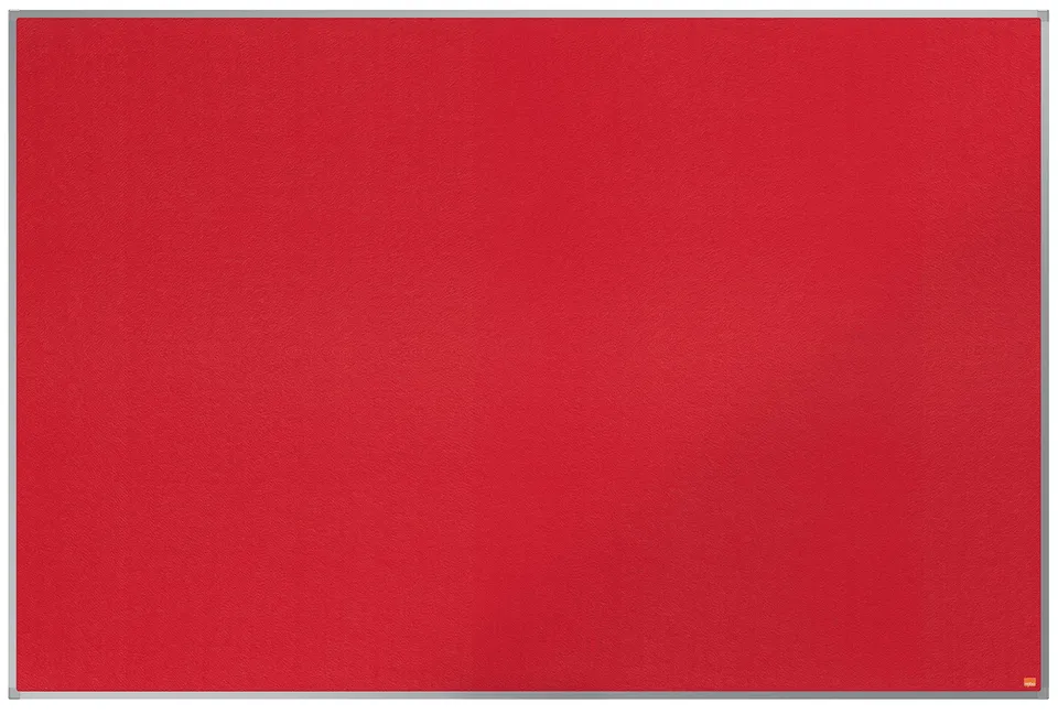 nobo-essence-tableau-d-affichage-feutre-1800x1200-mm-cadre-aluminium-rouge image 1