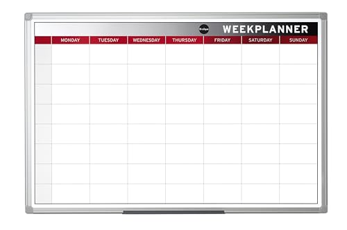 bi-office-earth-tableau-planning-magn-tique-hebdomadaire-90-x-60-cm-cadre-alumin image 2