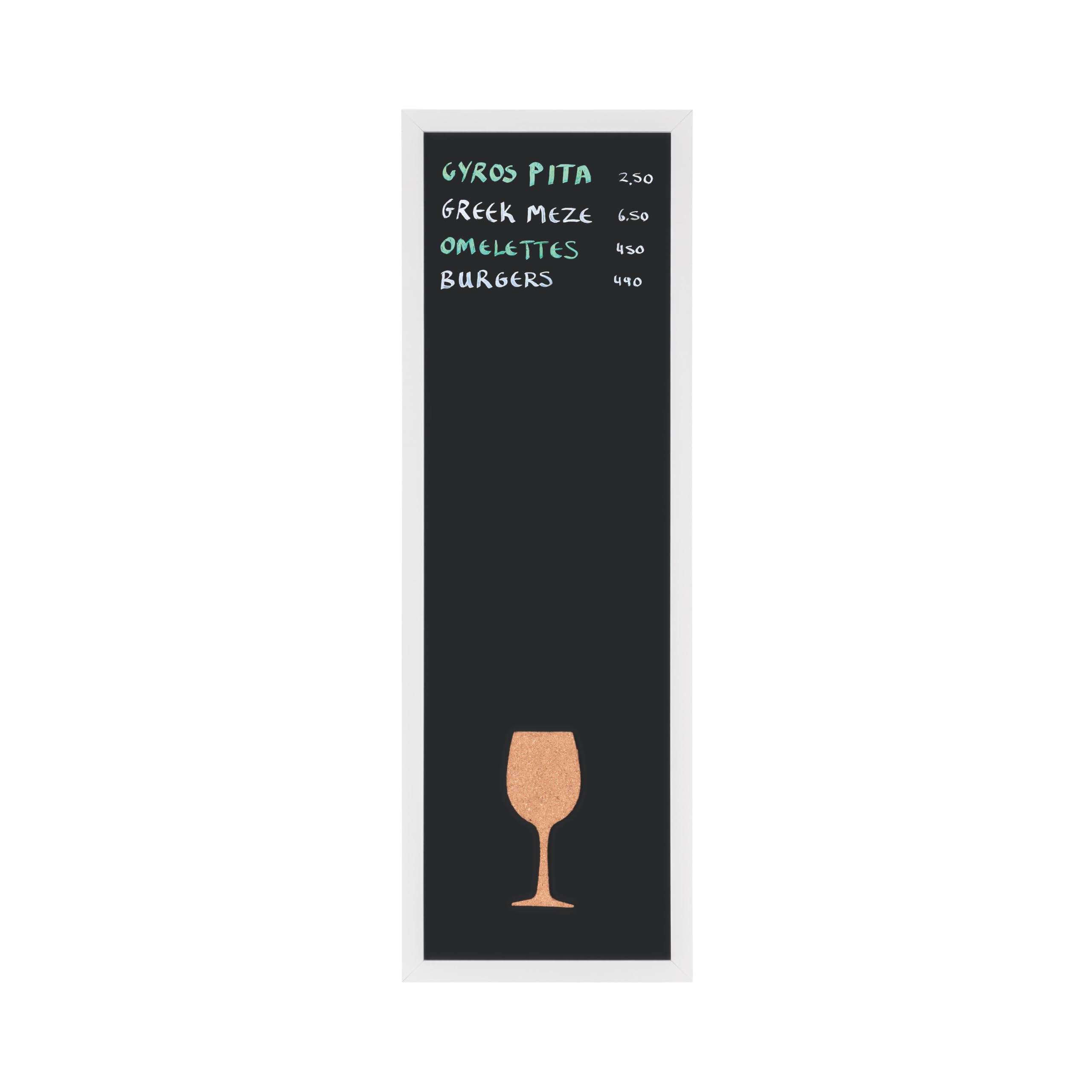 bi-office-back2chalk-vino-tableau-craie-noir-20-x-60-cm-cadre-en-pin image 7