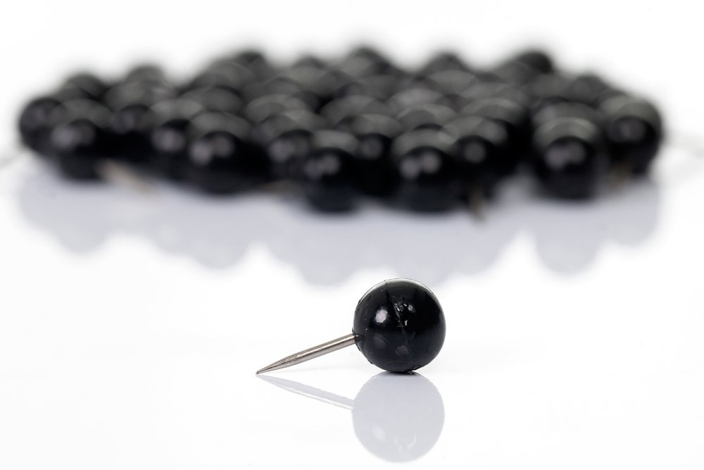 bi-office-lot-de-50-punaises-t-te-ronde-noires image 4