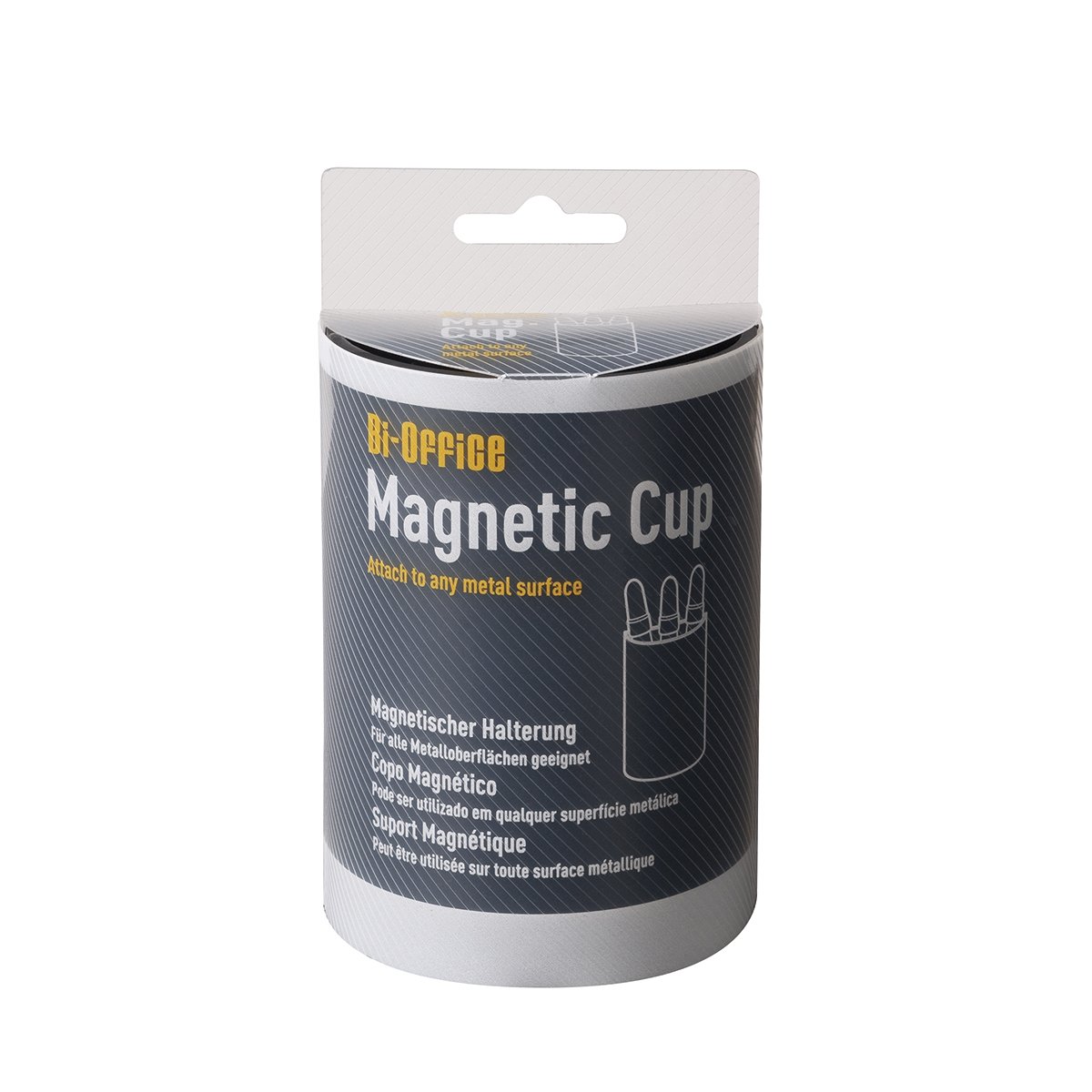 bi-office-essentials-plumier-porte-marqueur-magn-tique-110-x-75-x-42-mm-noir image 2