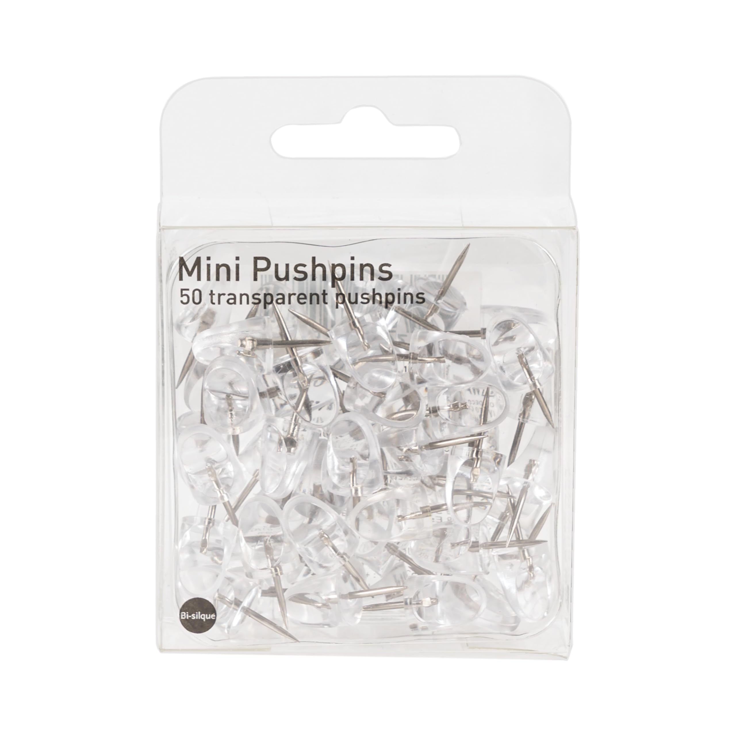 bi-office-set-de-50-mini-punaises-transparentes-pour-li-ge-et-feutre image 2