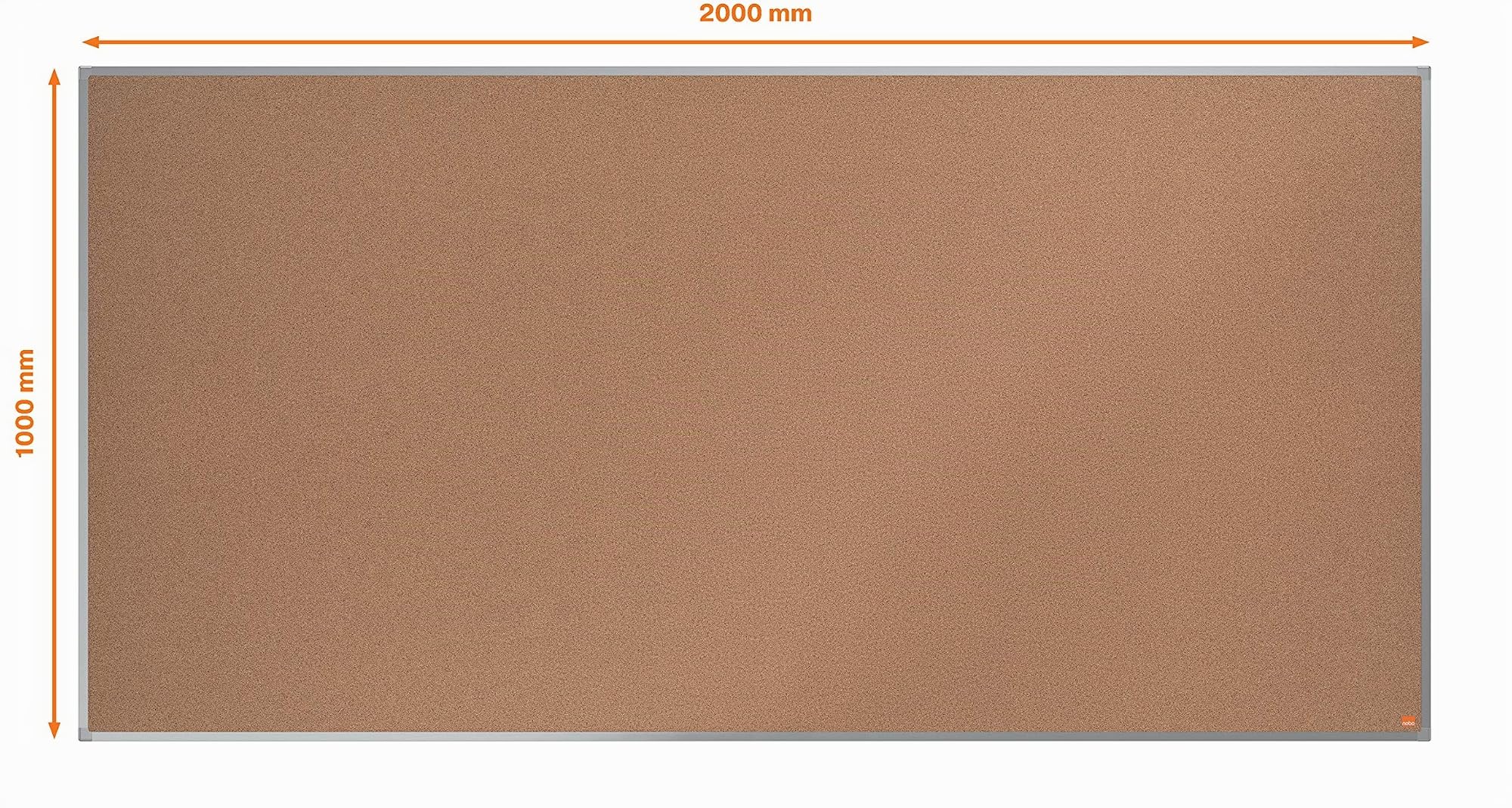 nobo-tableau-d-affichage-li-ge-essence-2000-x-1000-mm-cadre-aluminium-1915347 image 3