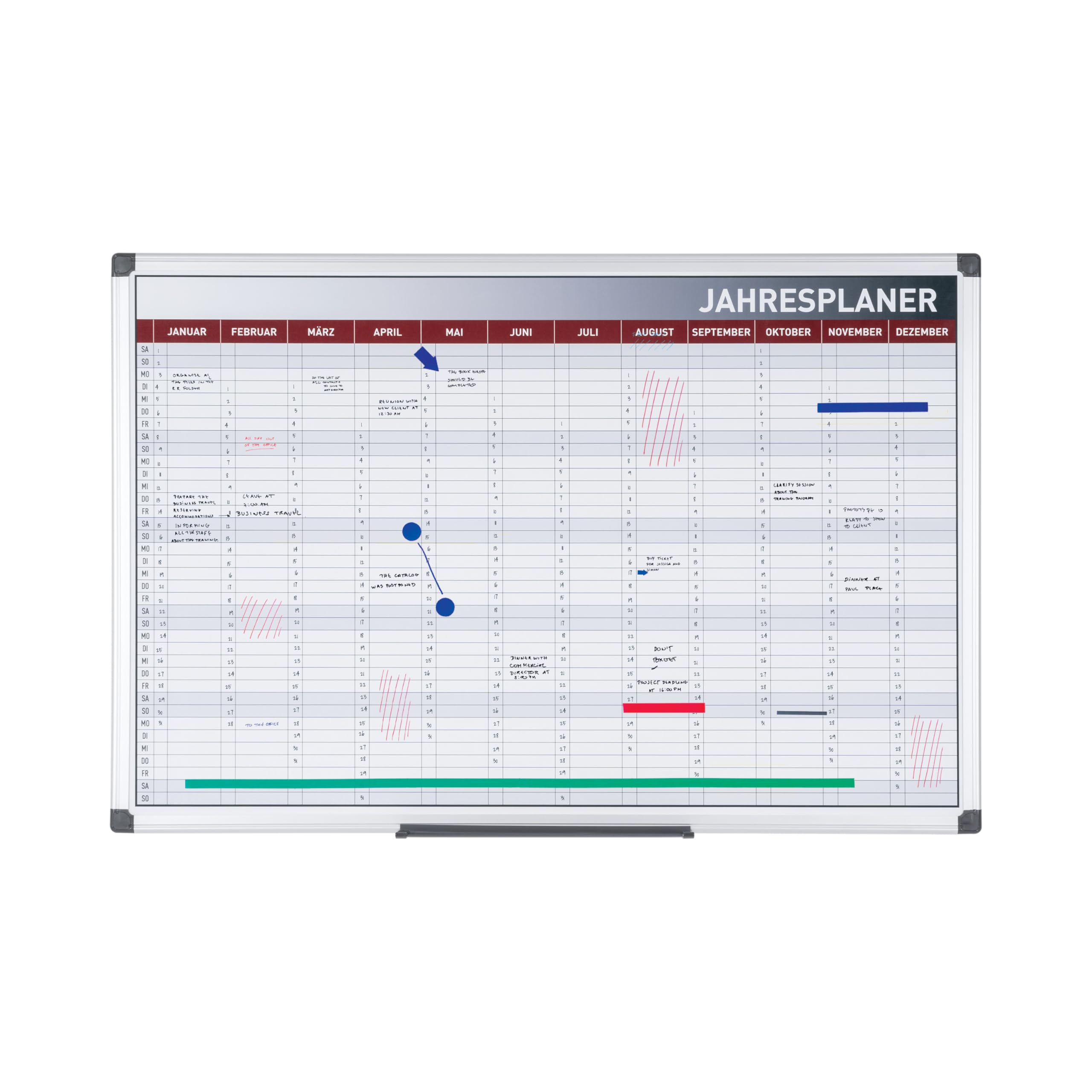 bi-office-maya-planning-annuel-magn-tique-effa-able-52-semaines-90x60cm-avec-mar image 4