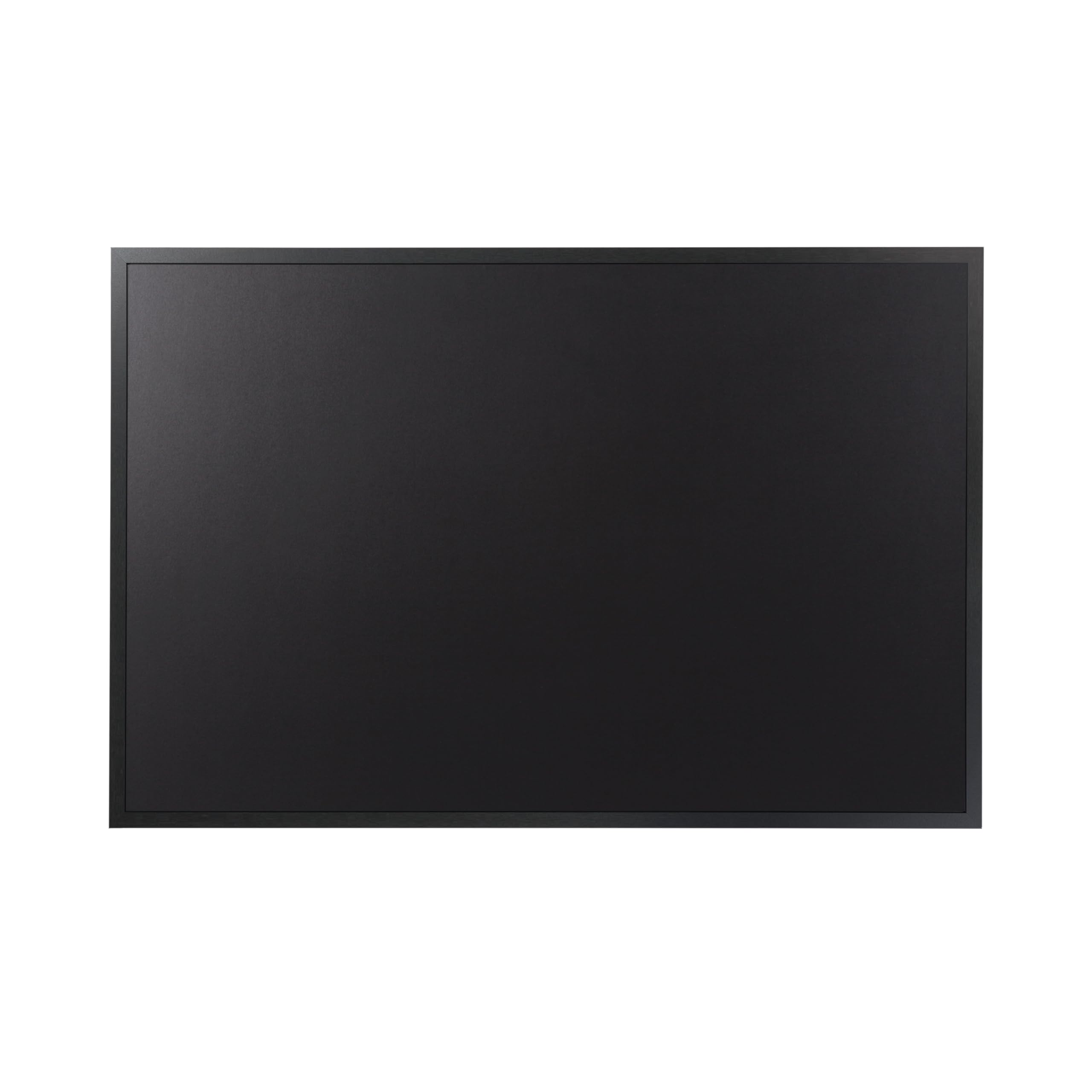 bi-office-basic-tableau-noir-60-x-40-cm-surface-noire-non-magn-tique-cadre-mdf-n image 2