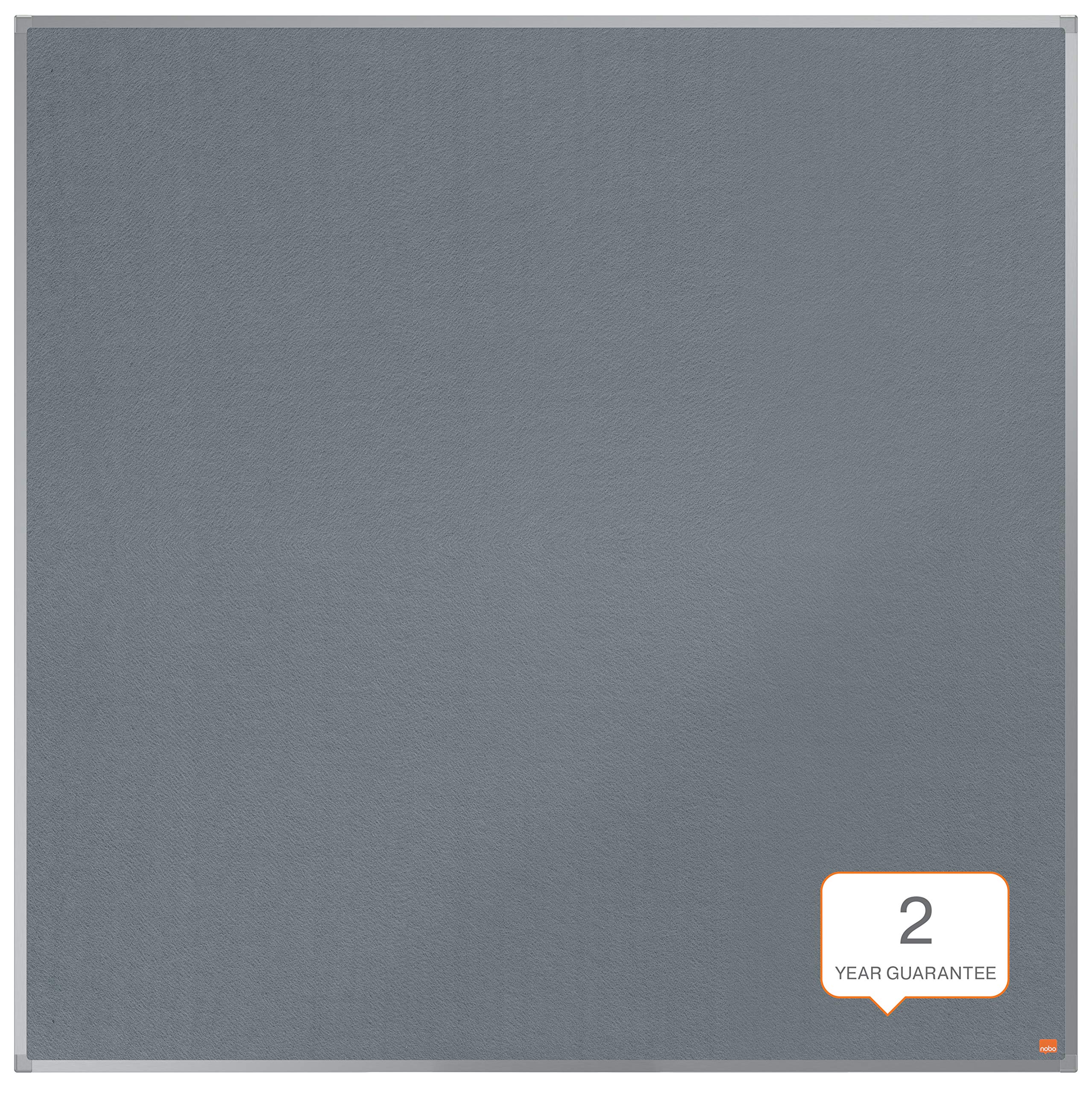 nobo-essence-tableau-d-affichage-feutre-1200-x-1200-mm-cadre-aluminium-gris-1915 image 2