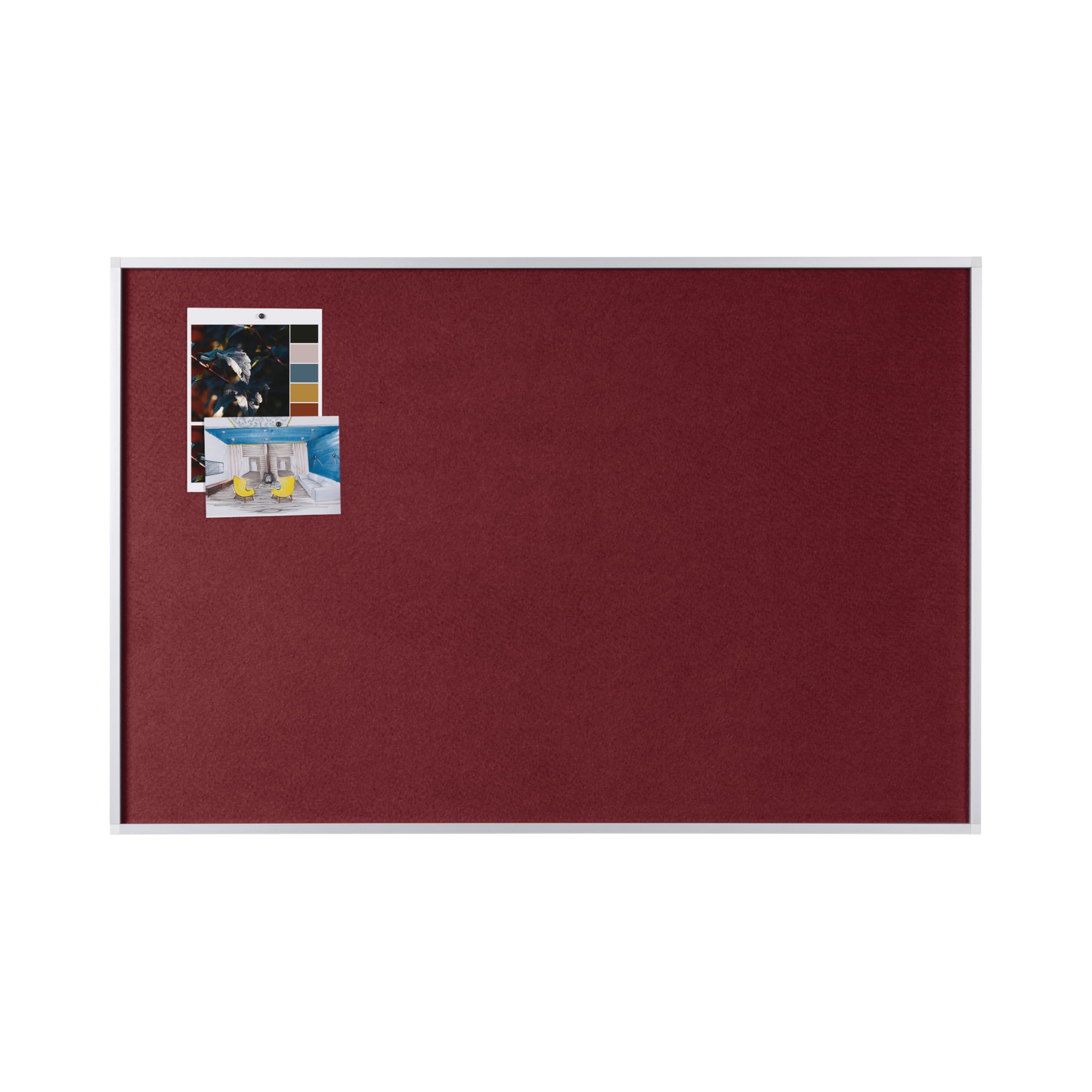 bi-office-maya-new-generation-tableau-d-affichage-feutre-gris-1200-x-900-mm image 7