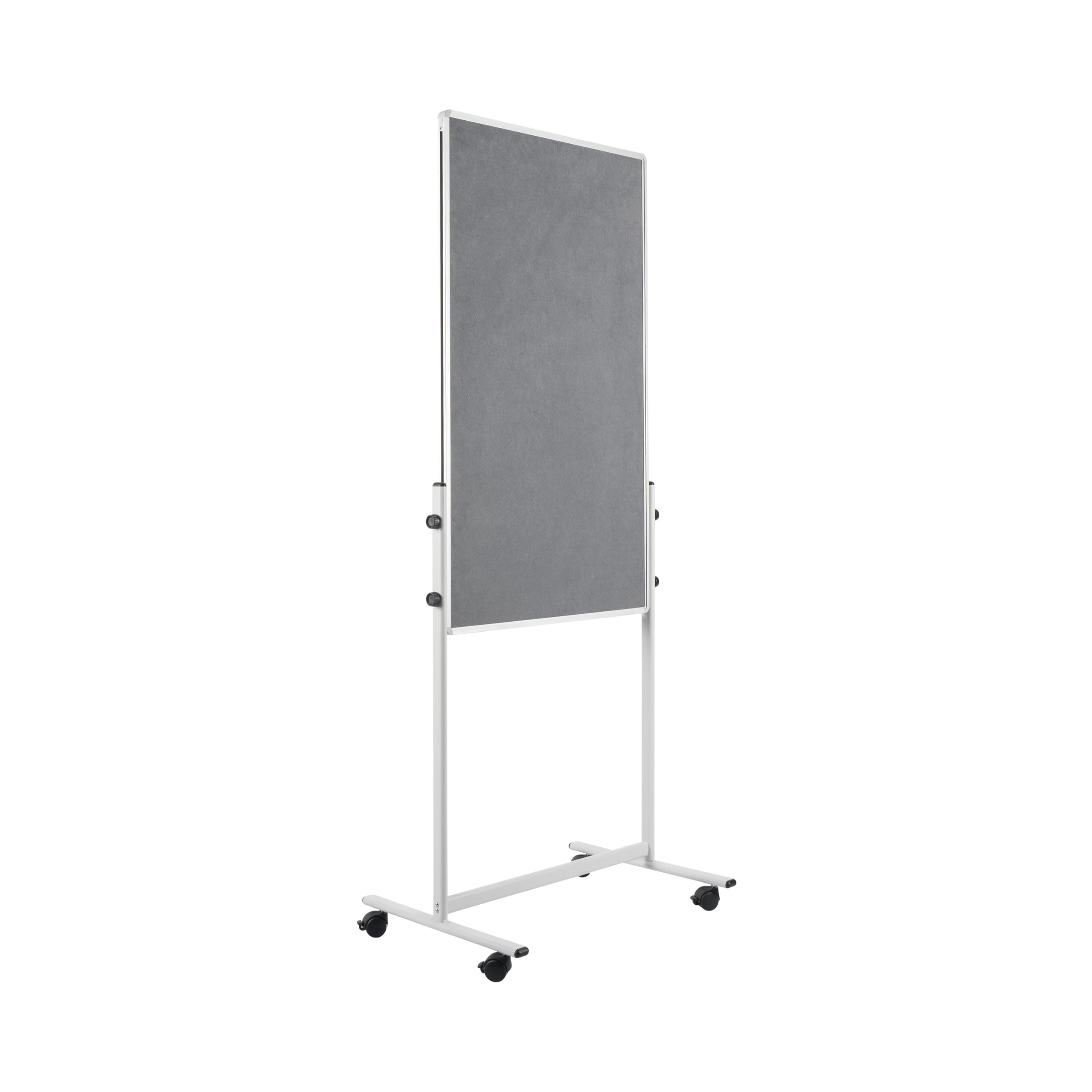 bi-office-duo-chevalet-de-conf-rence-mobile-magn-tique-700x1200-mm-blanc-gris image 4