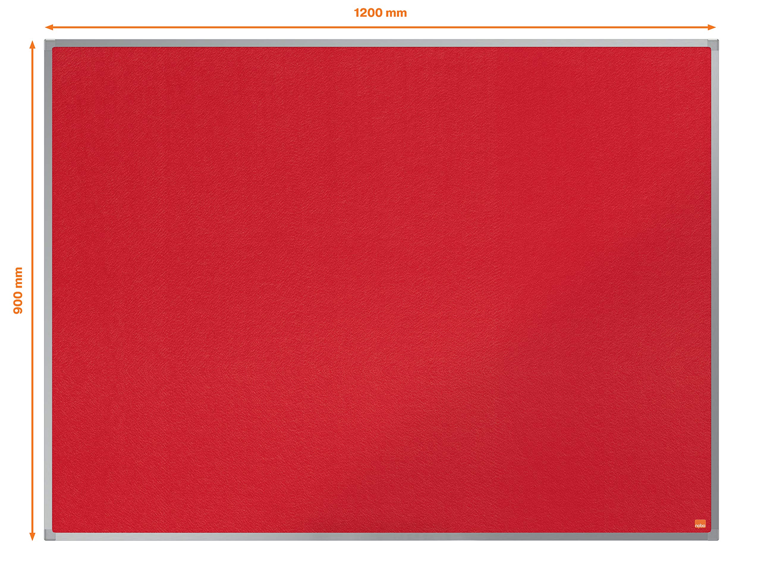 nobo-essence-tableau-d-affichage-feutre-1200x900-mm-cadre-aluminium-rouge image 3