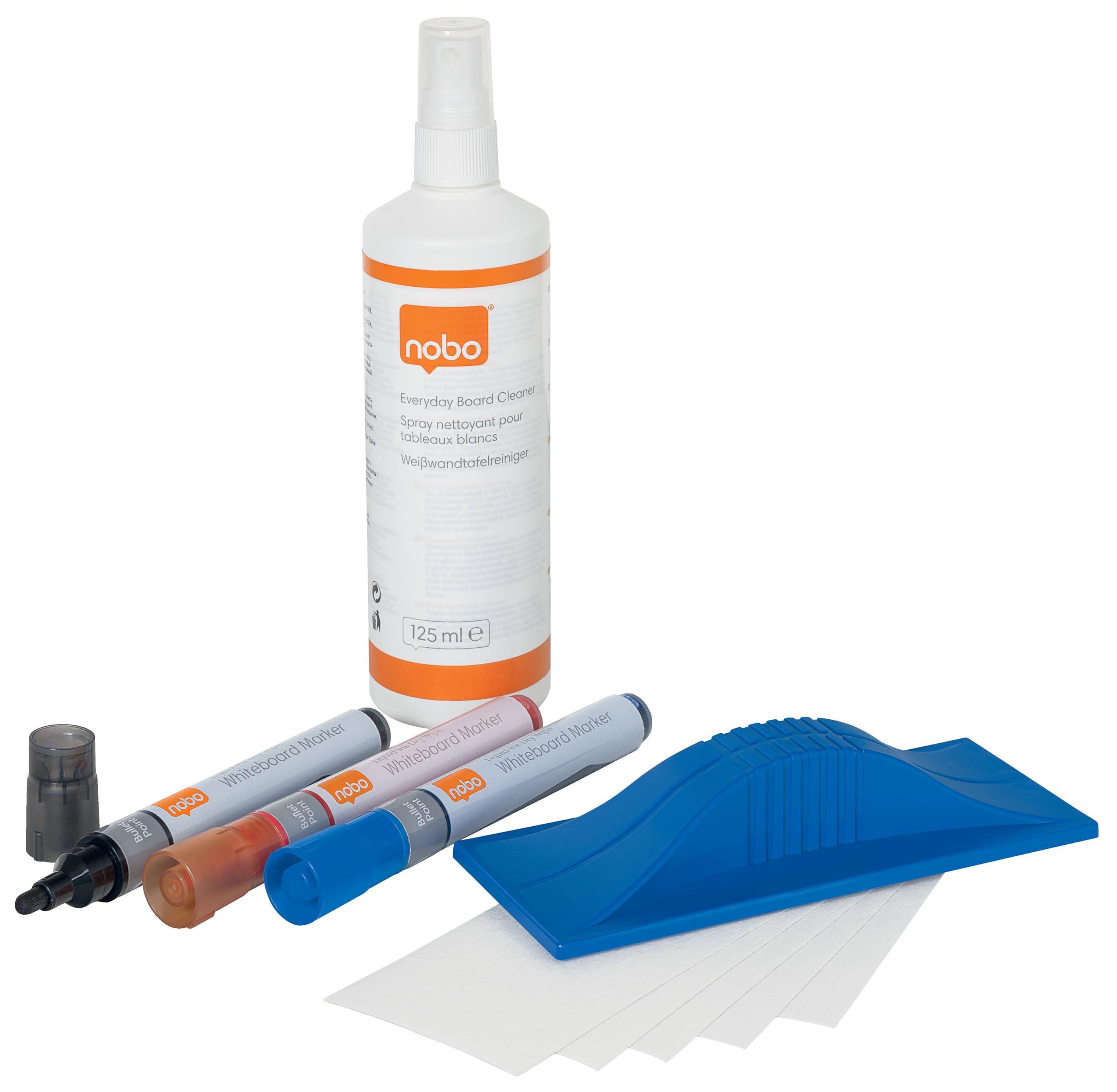 nobo-kit-d-accessoires-tableau-blanc-1903798-4-feutres-effaceur-spray-nettoyant image 6
