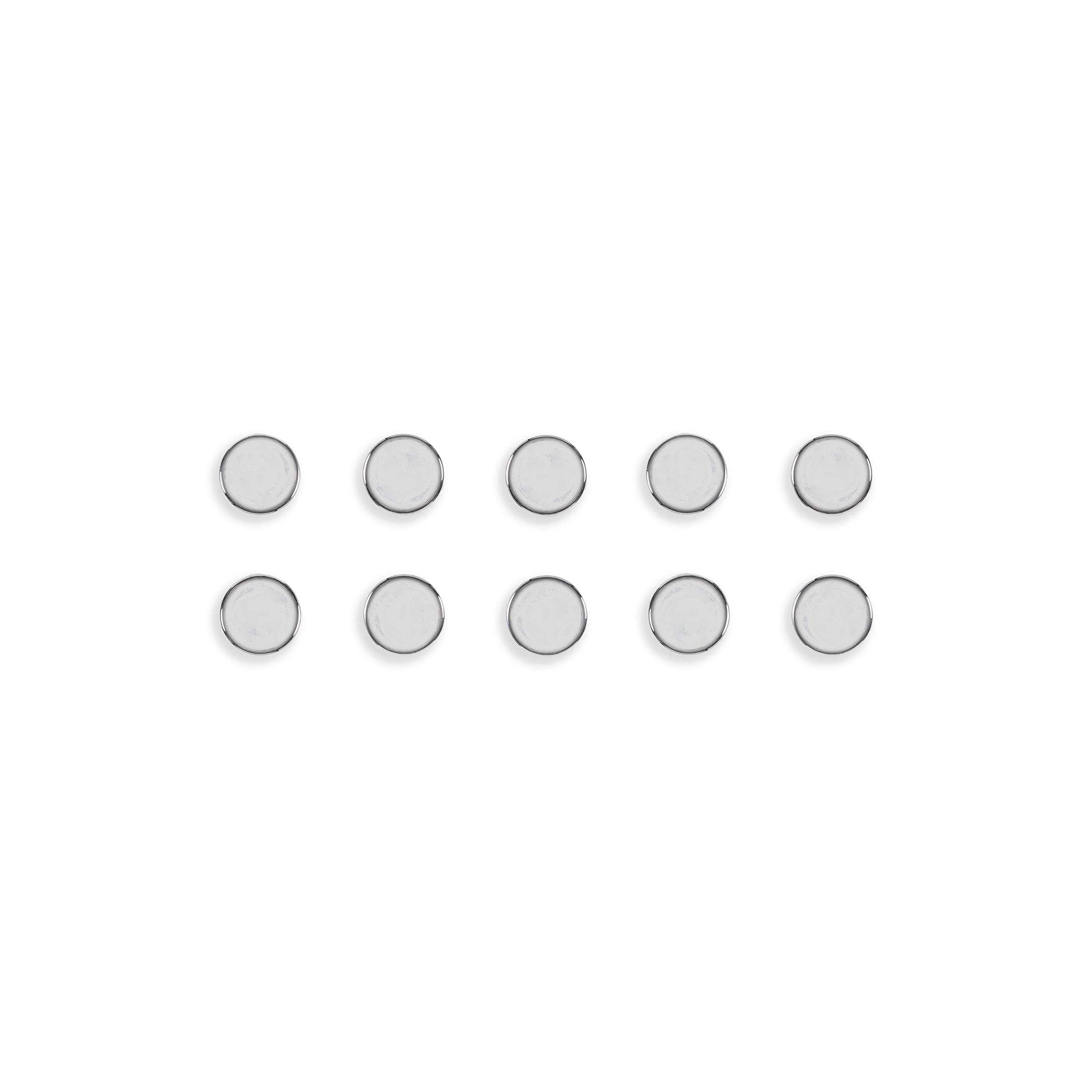 bi-office-maya-lot-de-10-aimants-ronds-30-mm-argent image 1