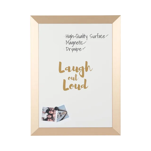 bi-office-tableau-blanc-kamashi-lol-45x60-cm-magn-tique-effa-able-cadre-mdf-dor image 1