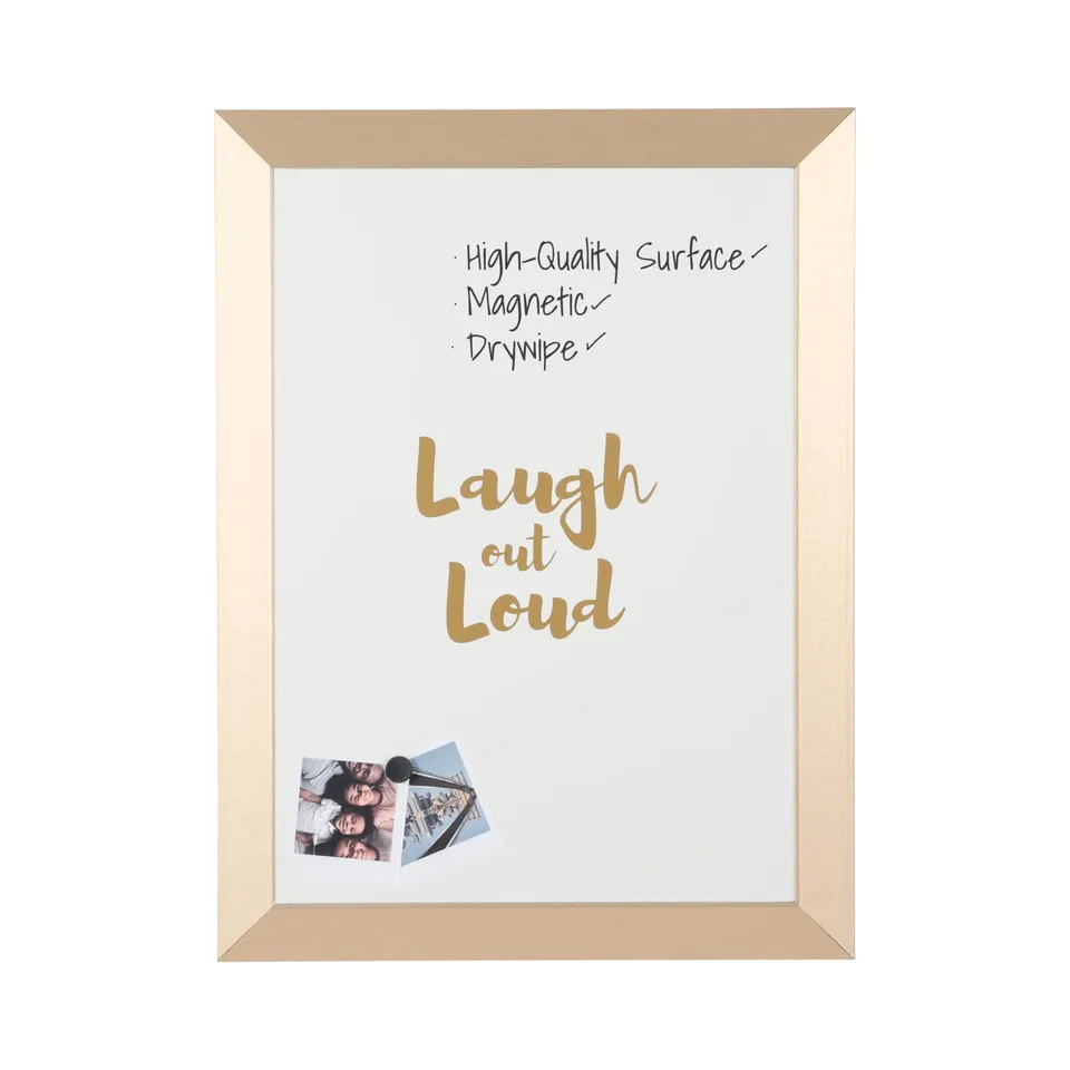 bi-office-tableau-blanc-kamashi-lol-45x60-cm-magn-tique-effa-able-cadre-mdf-dor image 1