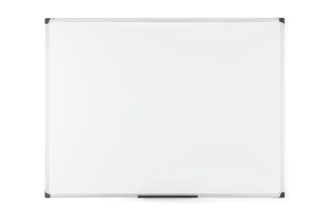 bi-office-maya-w-series-tableau-blanc-magn-tique-120x90-cm-cadre-aluminium image 1