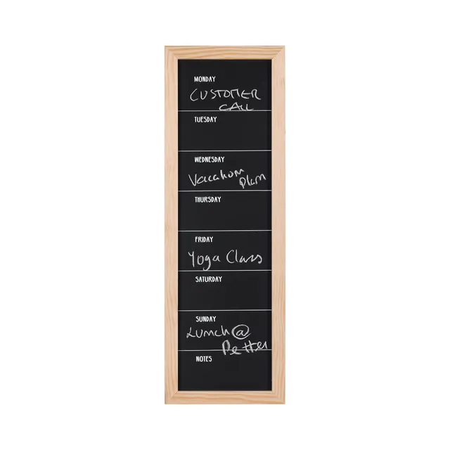 bi-office-tableau-noir-craie-20-x-60-cm-cadre-pin image 1