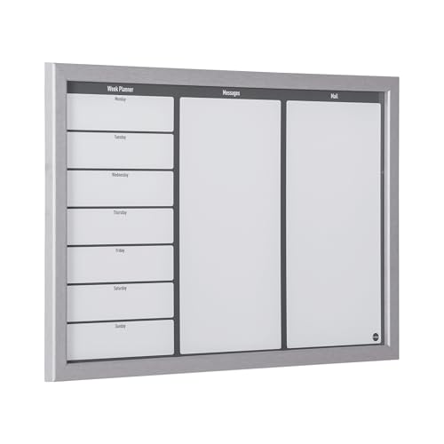 bi-office-maya-tableau-planning-hebdomadaire-magn-tique-60-x-40-cm-cadre-gris image 7
