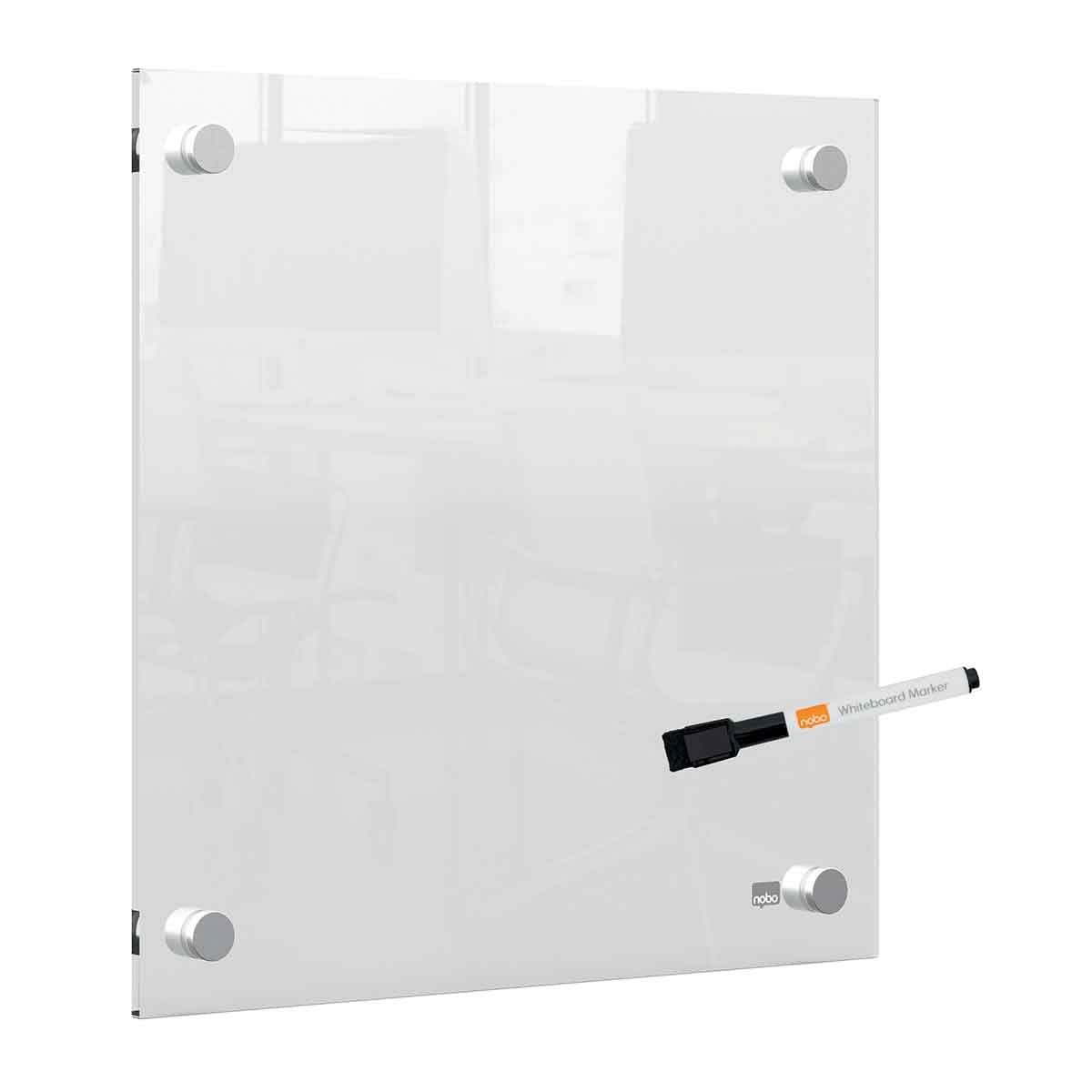 nobo-mini-tableau-transparent-acrylique-300-x-300-mm-avec-marqueur-1915619 image 5