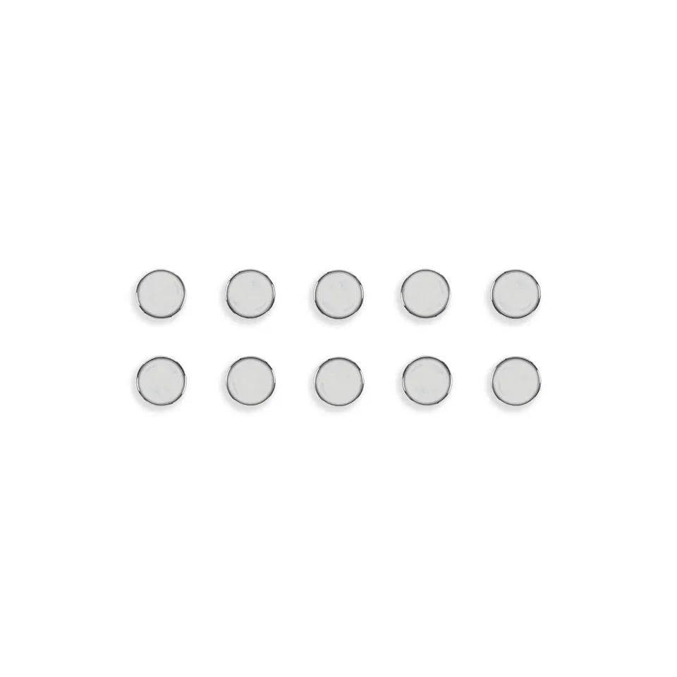 bi-office-maya-lot-de-10-aimants-ronds-30-mm-argent image 1