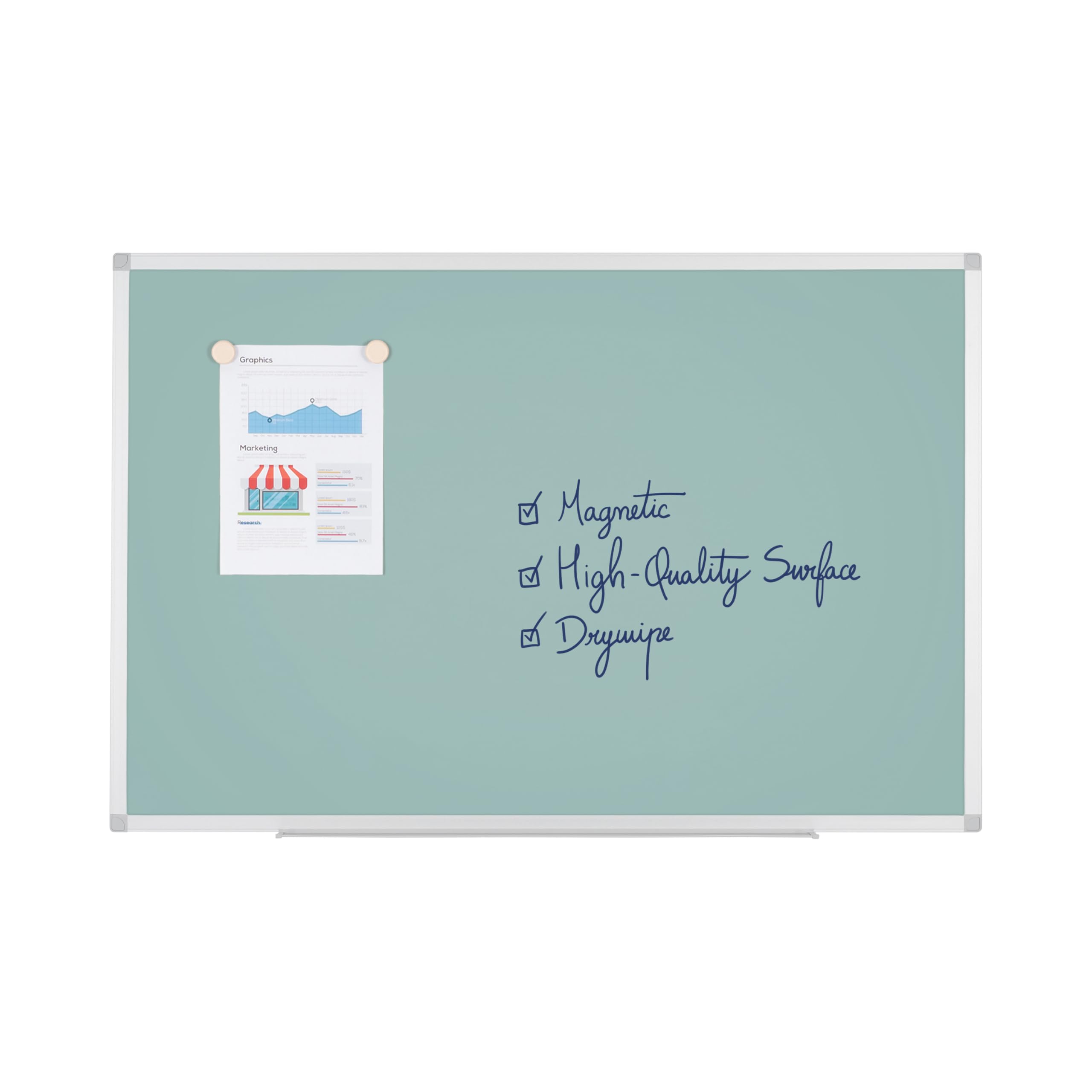 bi-office-ayda-tableau-magn-tique-fuchsia-120-x-90-cm-acier-laqu-cadre-aluminium image 8