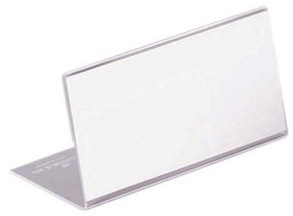 durable-805519-porte-noms-de-table-en-acrylique-52-x-100-mm-bo-te-de-10 image 1
