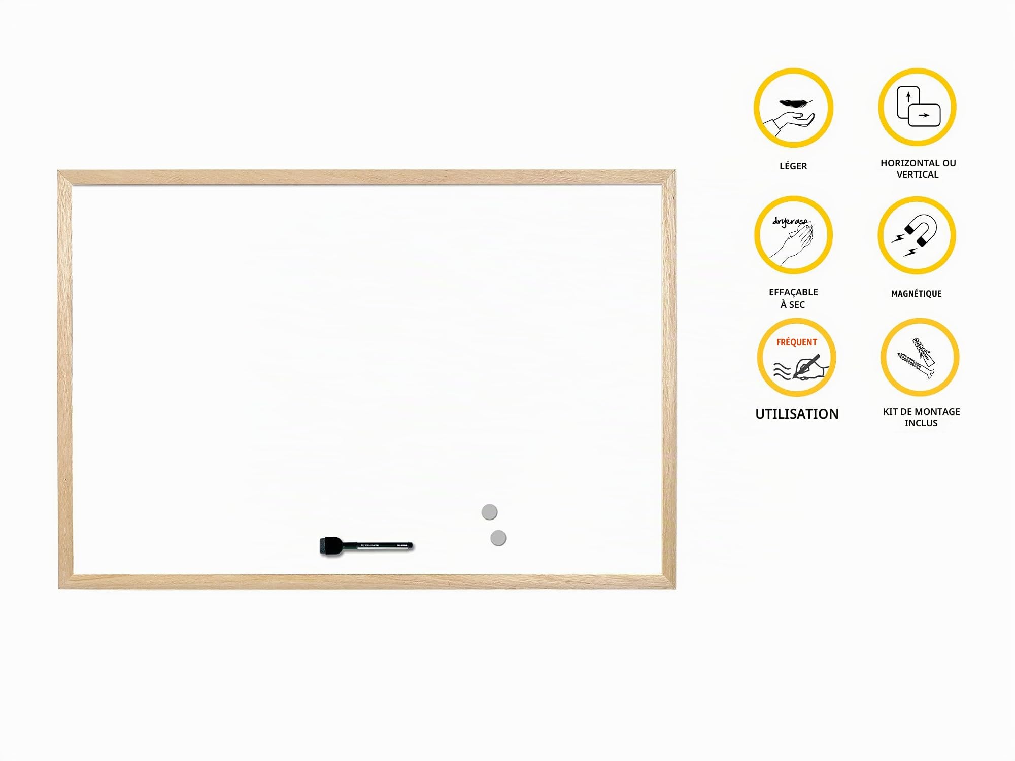 bi-office-tableau-blanc-laqu-maya-40x60-cm-cadre-bois image 5