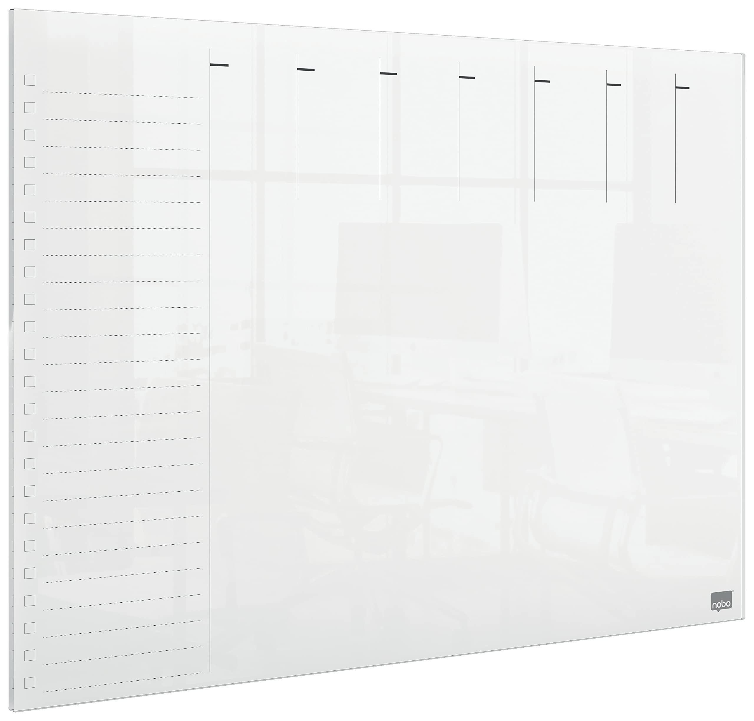 nobo-essence-mini-tableau-agenda-semainier-transparent-acrylique-a3-297-x-420-mm image 1