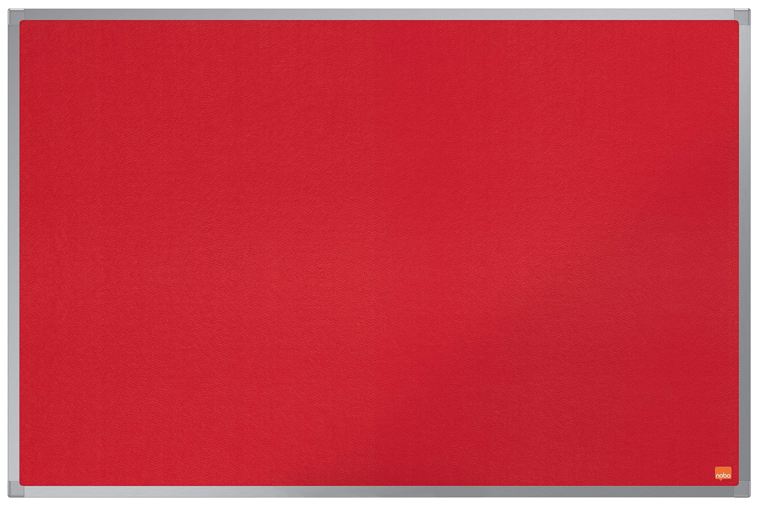 nobo-essence-tableau-d-affichage-feutre-900x600-mm-cadre-aluminium-rouge image 1