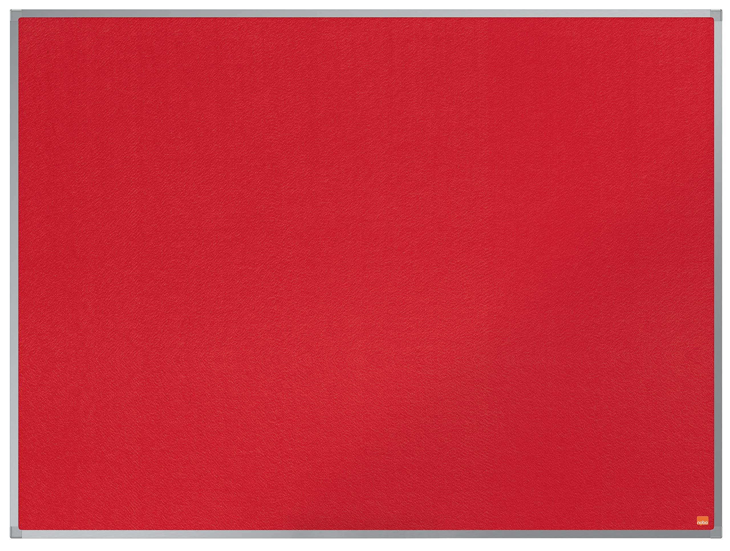 nobo-essence-tableau-d-affichage-feutre-1200x900-mm-cadre-aluminium-rouge image 1