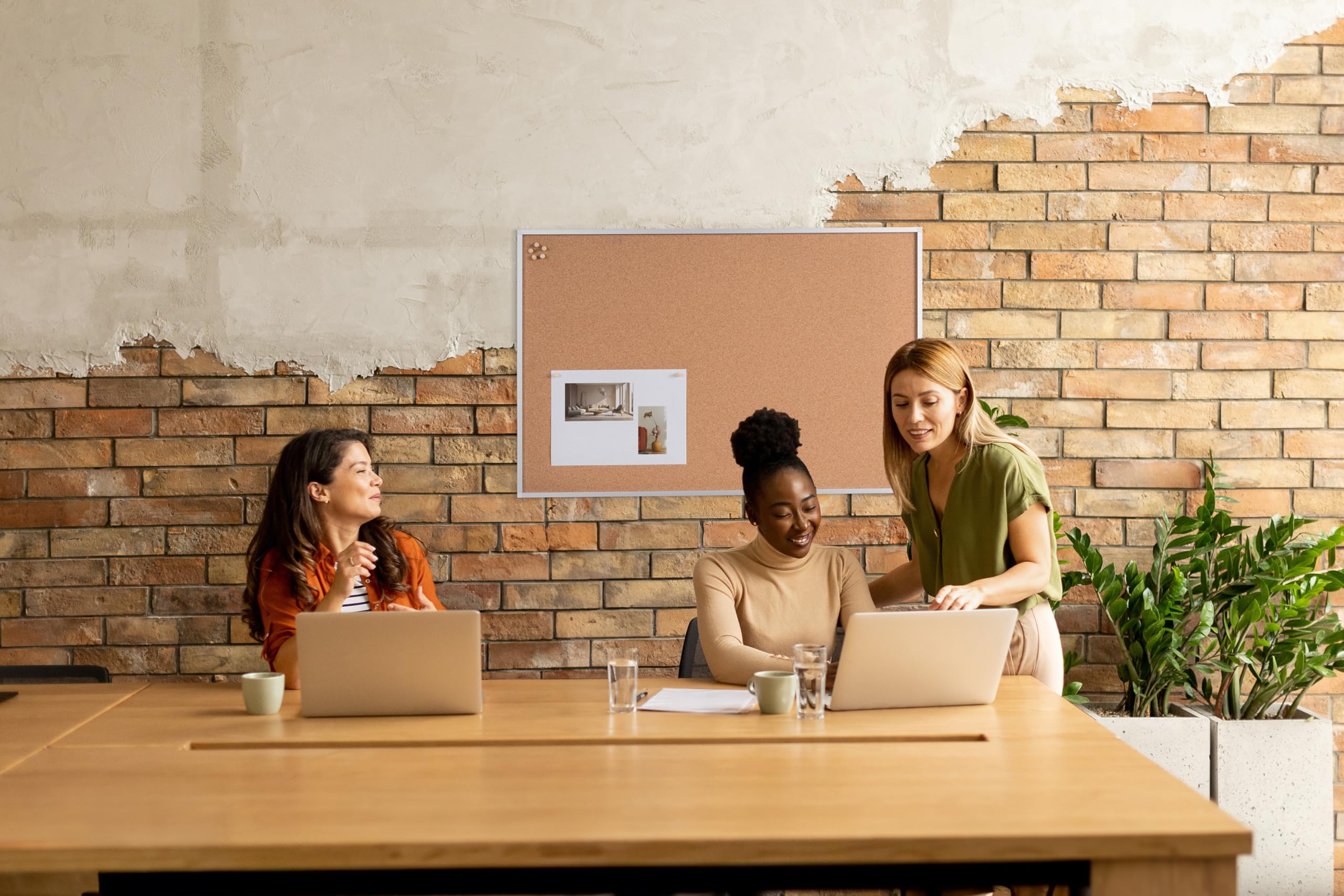bi-office-maya-new-generation-tableau-d-affichage-en-li-ge-90-x-60-cm-naturel-ca image 4