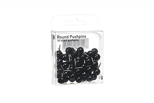bi-office-lot-de-50-punaises-t-te-ronde-noires image 7