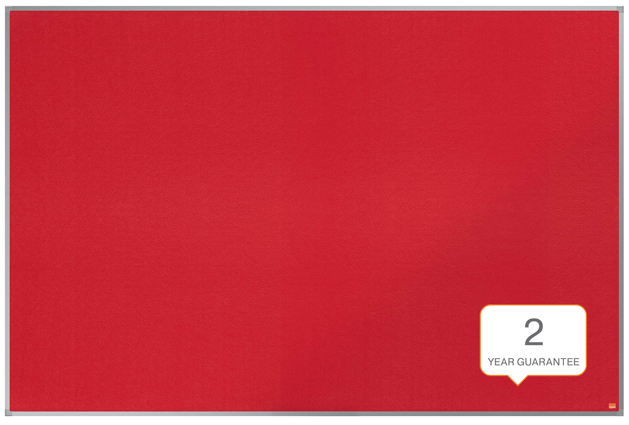 nobo-essence-tableau-d-affichage-feutre-1800x1200-mm-cadre-aluminium-rouge image 2