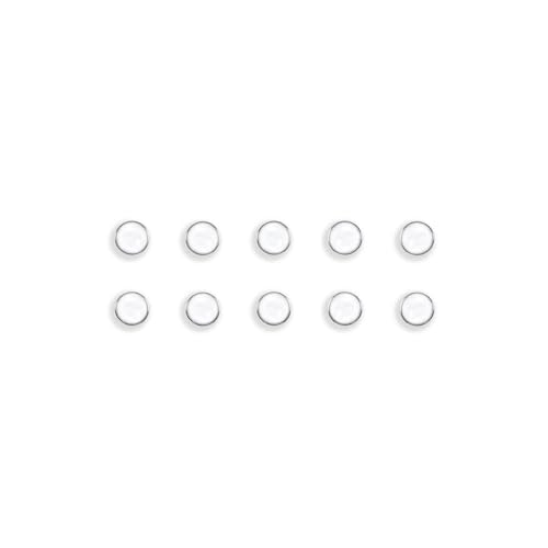 bi-office-lot-de-10-aimants-ronds-argent-pour-tableau-blanc image 4