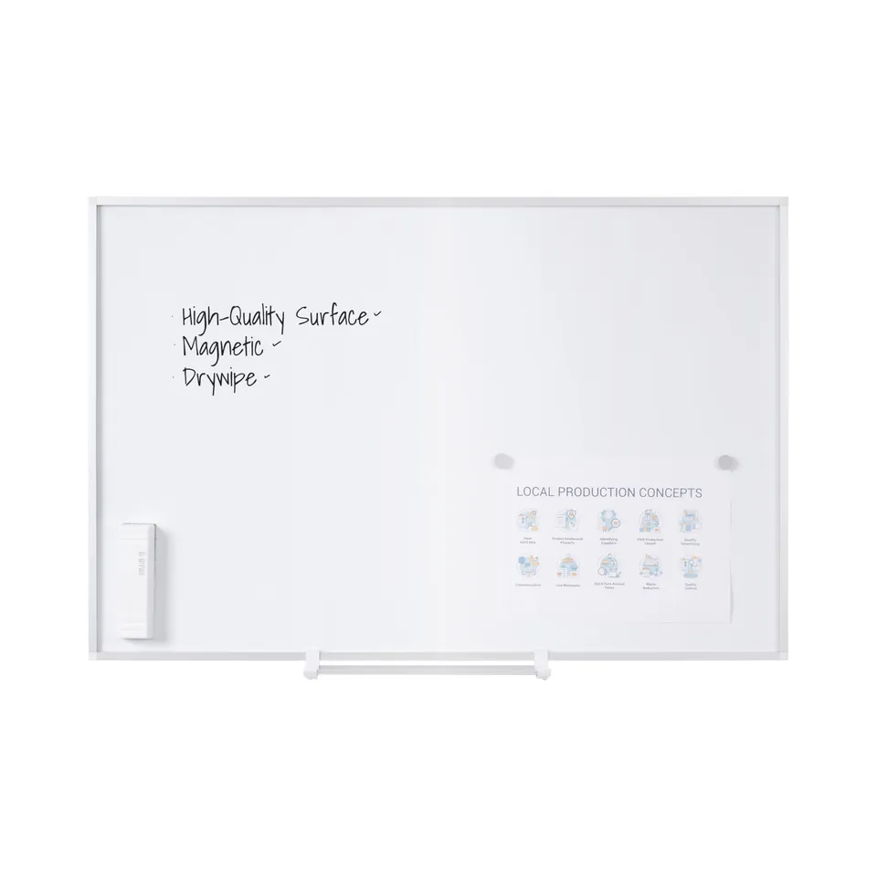 bi-office-new-generation-a9-tableau-blanc-magn-tique-60-x-45-cm-cadre-aluminium image 1