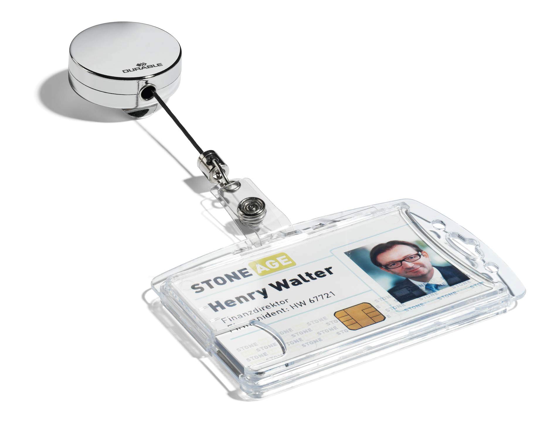 durable-enrouleur-de-badge-m-tal-chrom-cordon-80-cm-bo-te-de-10 image 3