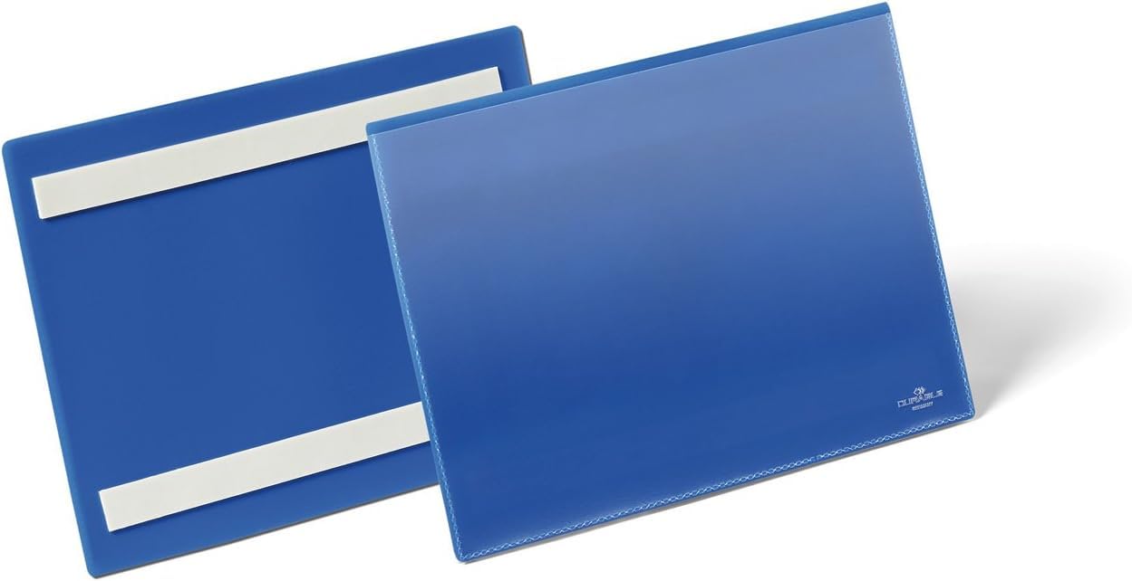 durable-duraplus-pochette-porte-tiquette-adh-sive-a4-paysage-bleu-fonc-bo-te-de- image 3