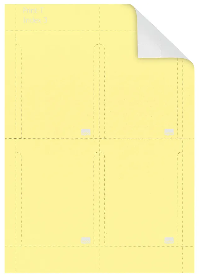nobo-2403004-fiches-t-imprimables-indice-3-jaune-lot-20-feuilles image 1