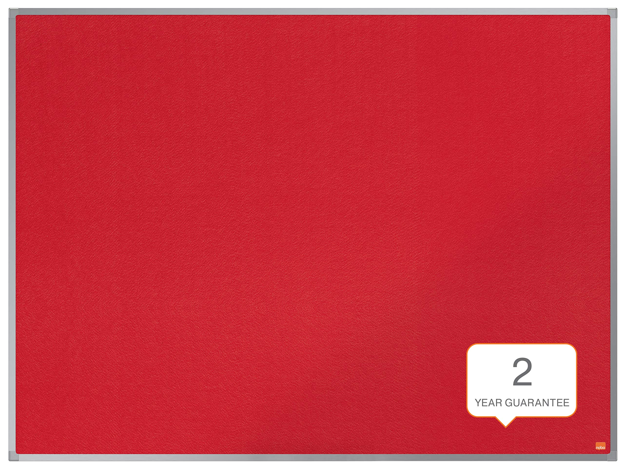 nobo-essence-tableau-d-affichage-feutre-1200x900-mm-cadre-aluminium-rouge image 2