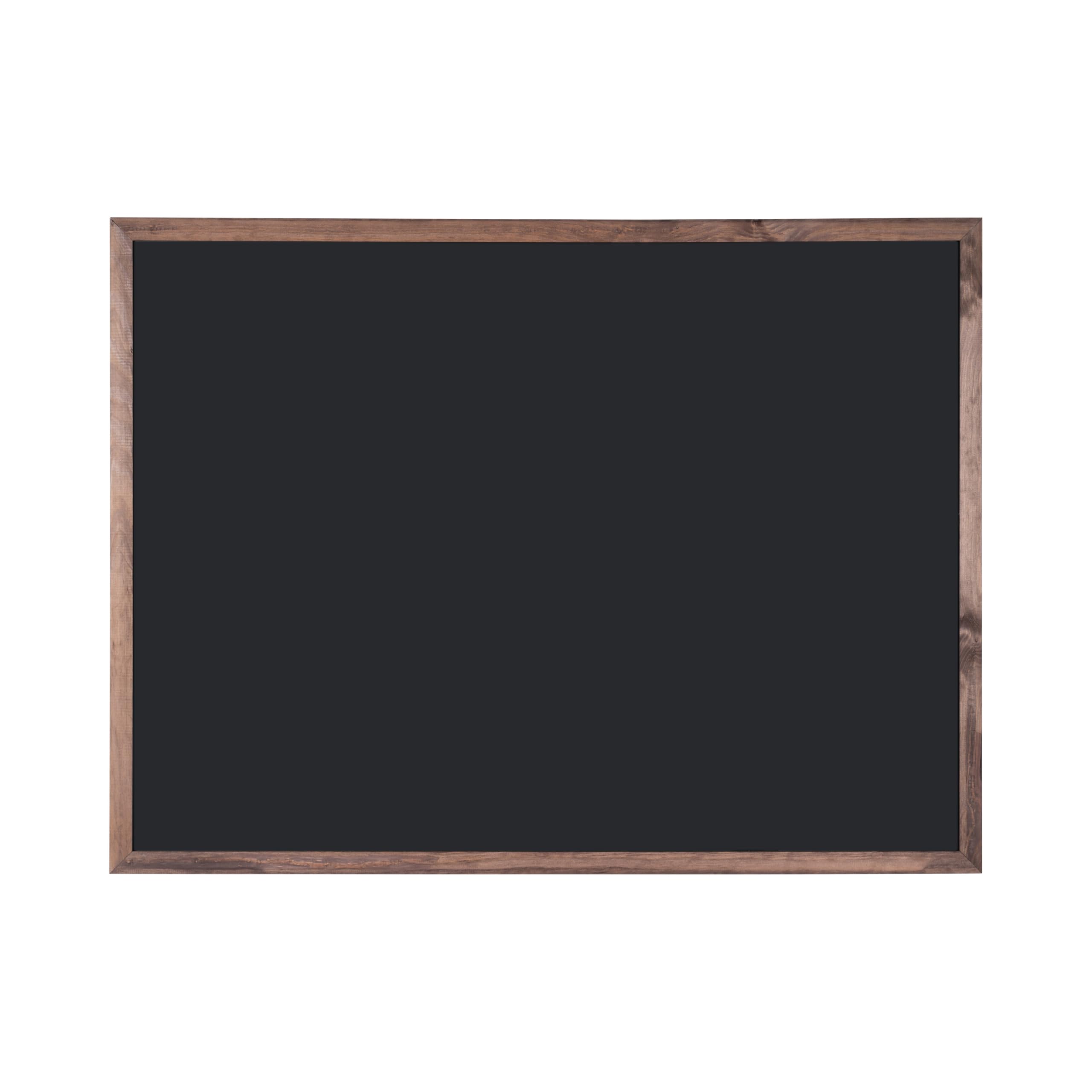 bi-office-transitional-tableau-noir-60-x-45-cm-surface-non-magn-tique-cadre-bois image 2