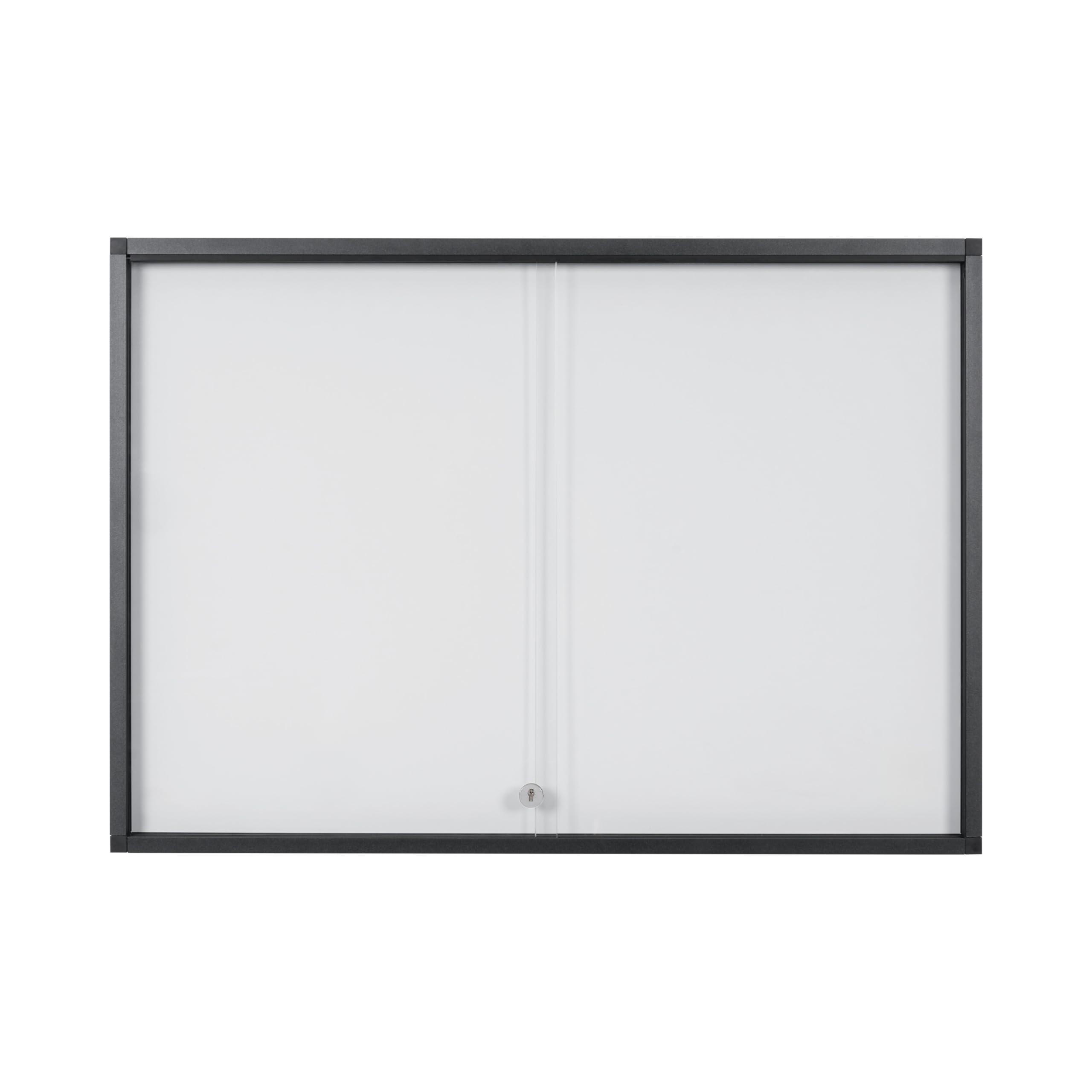 bi-office-exhibit-extra-vitrine-magn-tique-10xa4-portes-coulissantes-verre-cadre image 2