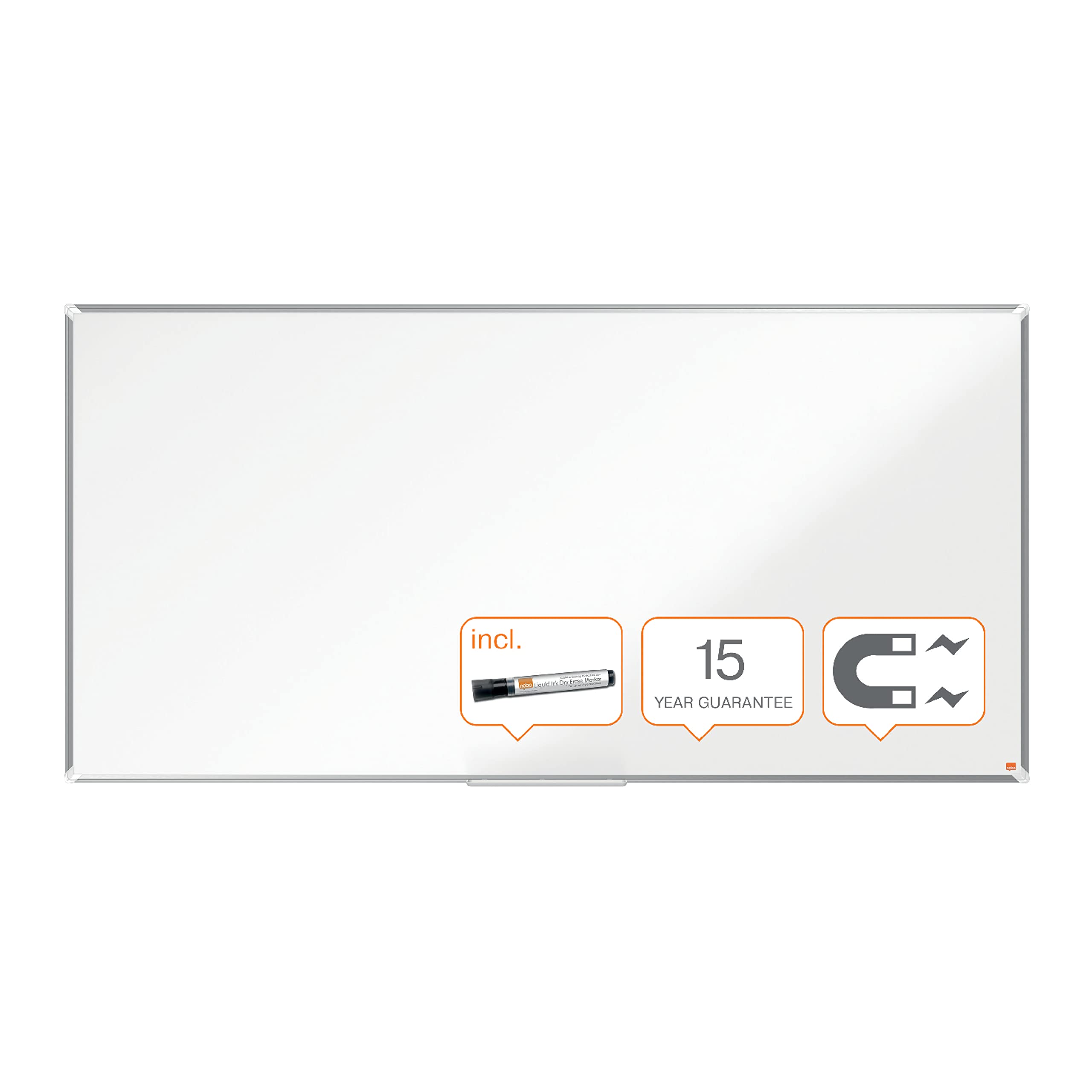 nobo-premium-plus-tableau-blanc-acier-magn-tique-maill-2000x1000mm-blanc-1915162 image 2