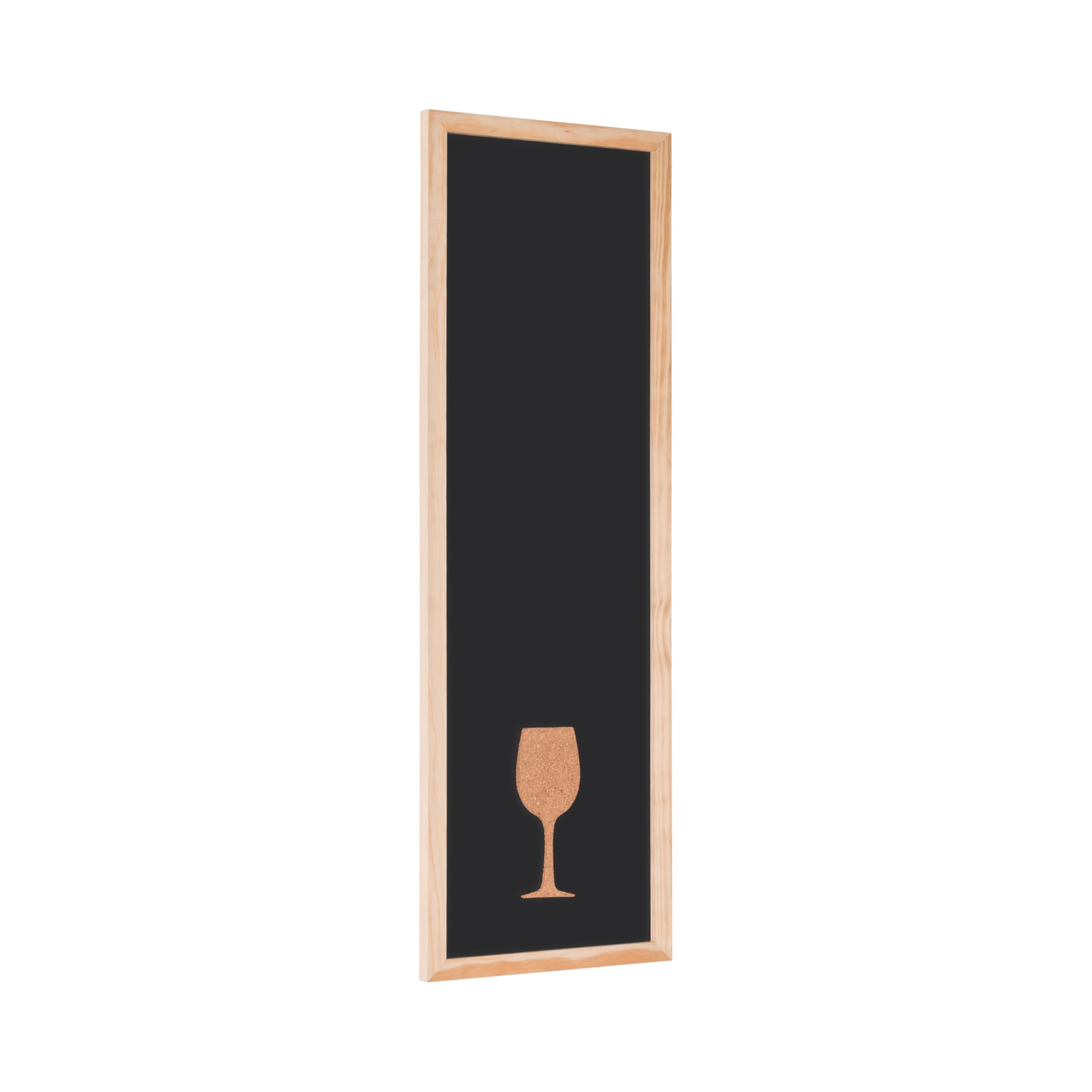 bi-office-back2chalk-vino-tableau-craie-noir-20-x-60-cm-cadre-en-pin image 3