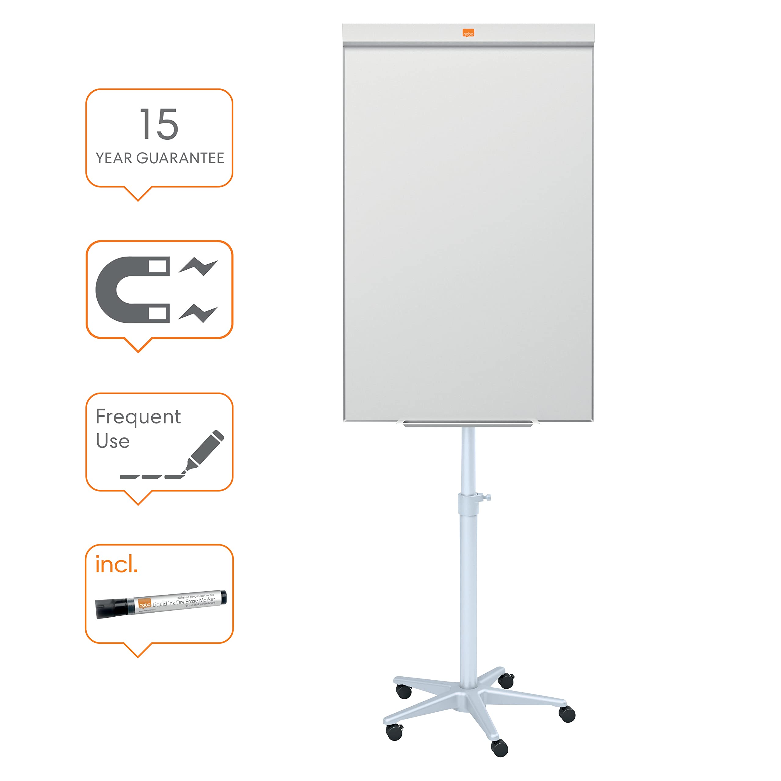 nobo-impression-pro-tableau-blanc-sur-roulettes-magn-tique-1902386 image 3
